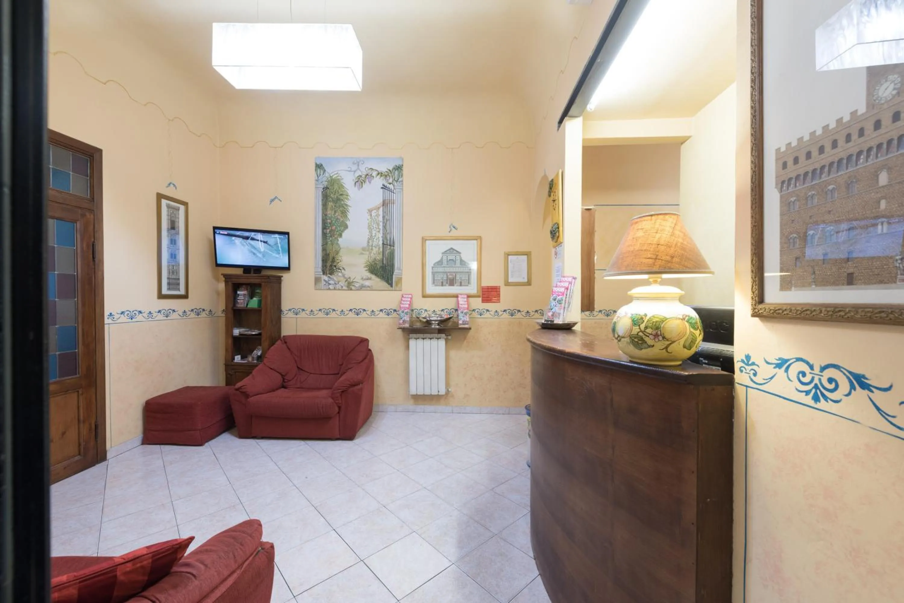 Lobby or reception in Hotel Palazzuolo