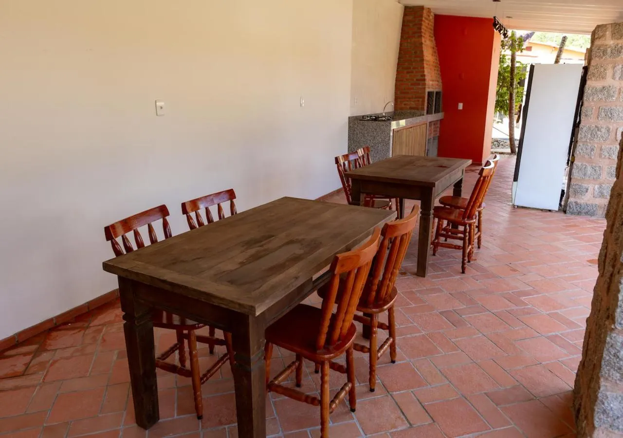 BBQ facilities in Pousada Nossa Senhora de Fatima