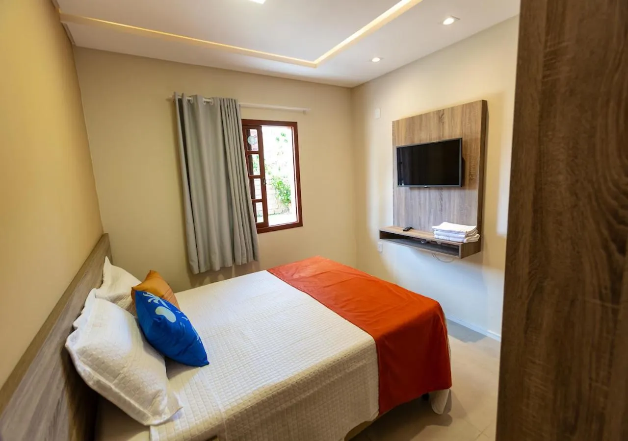 Bed in Pousada Nossa Senhora de Fatima