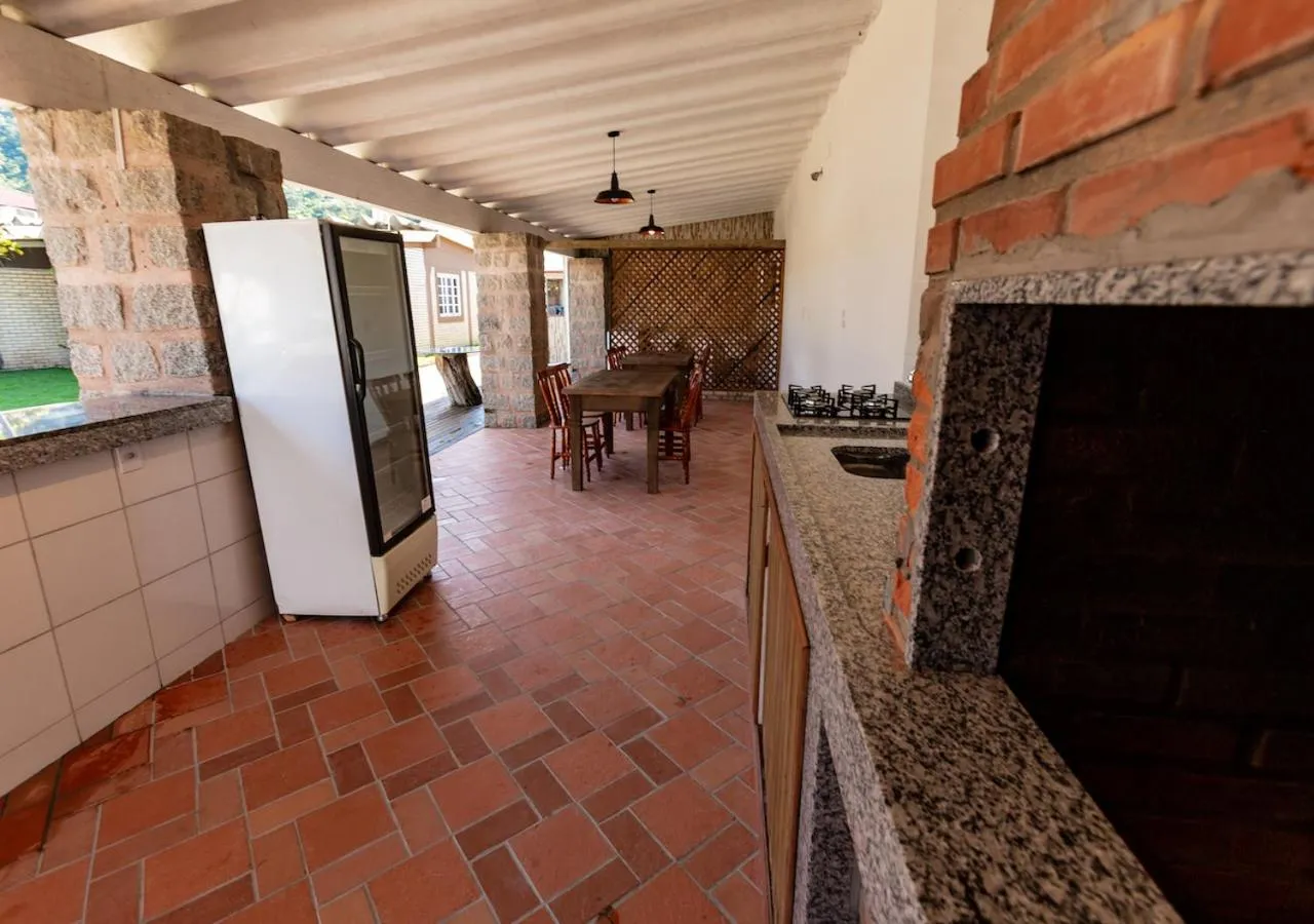 BBQ facilities in Pousada Nossa Senhora de Fatima