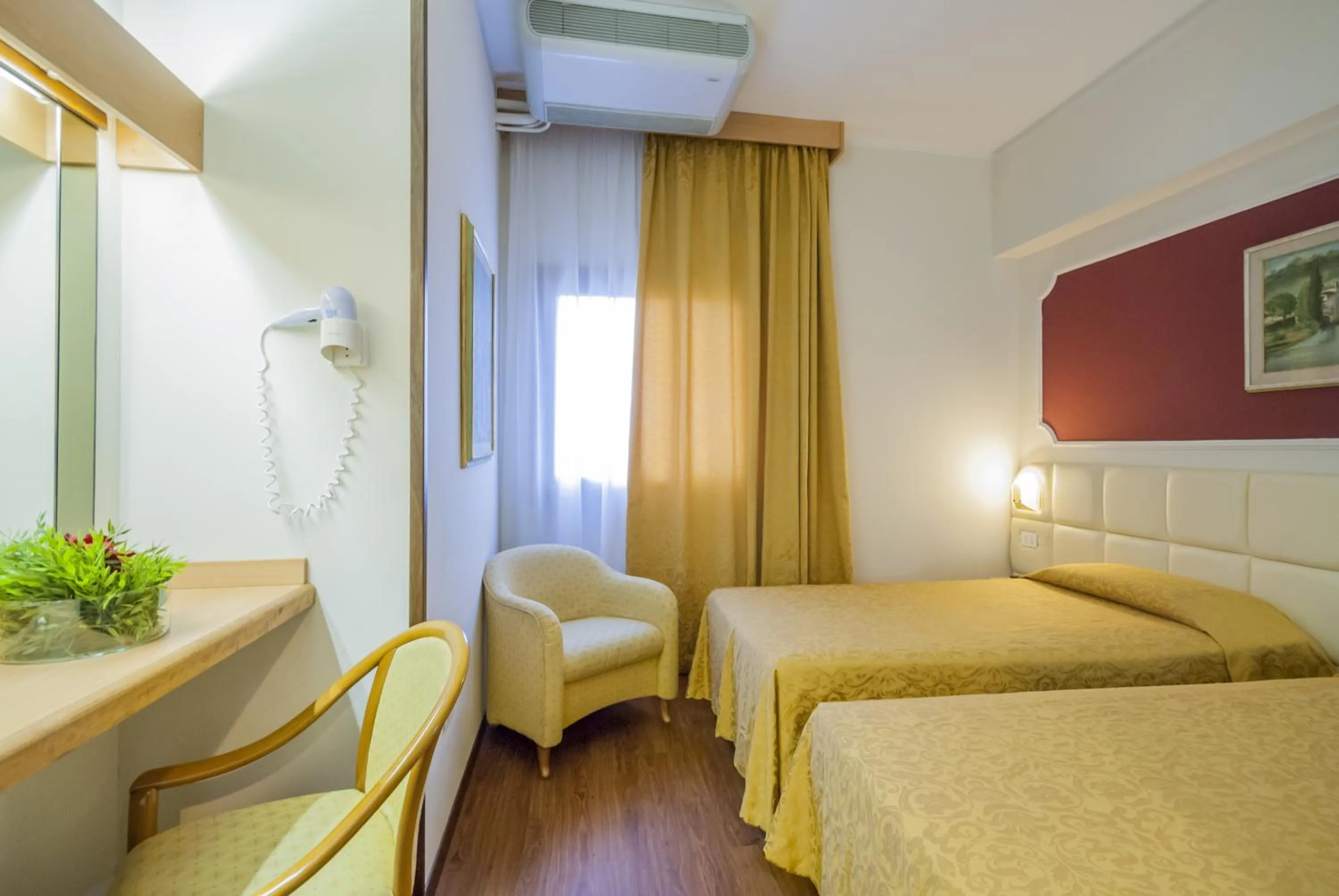 Decorative detail, Bed in Hotel Delta Florence