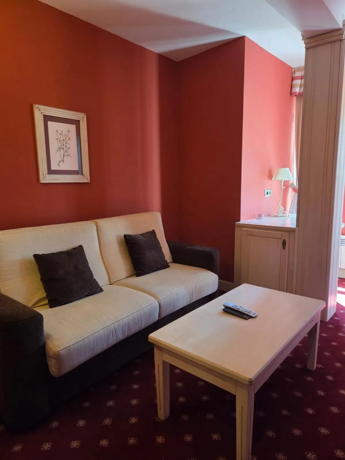 Living room in Hotel Leonor Mirón