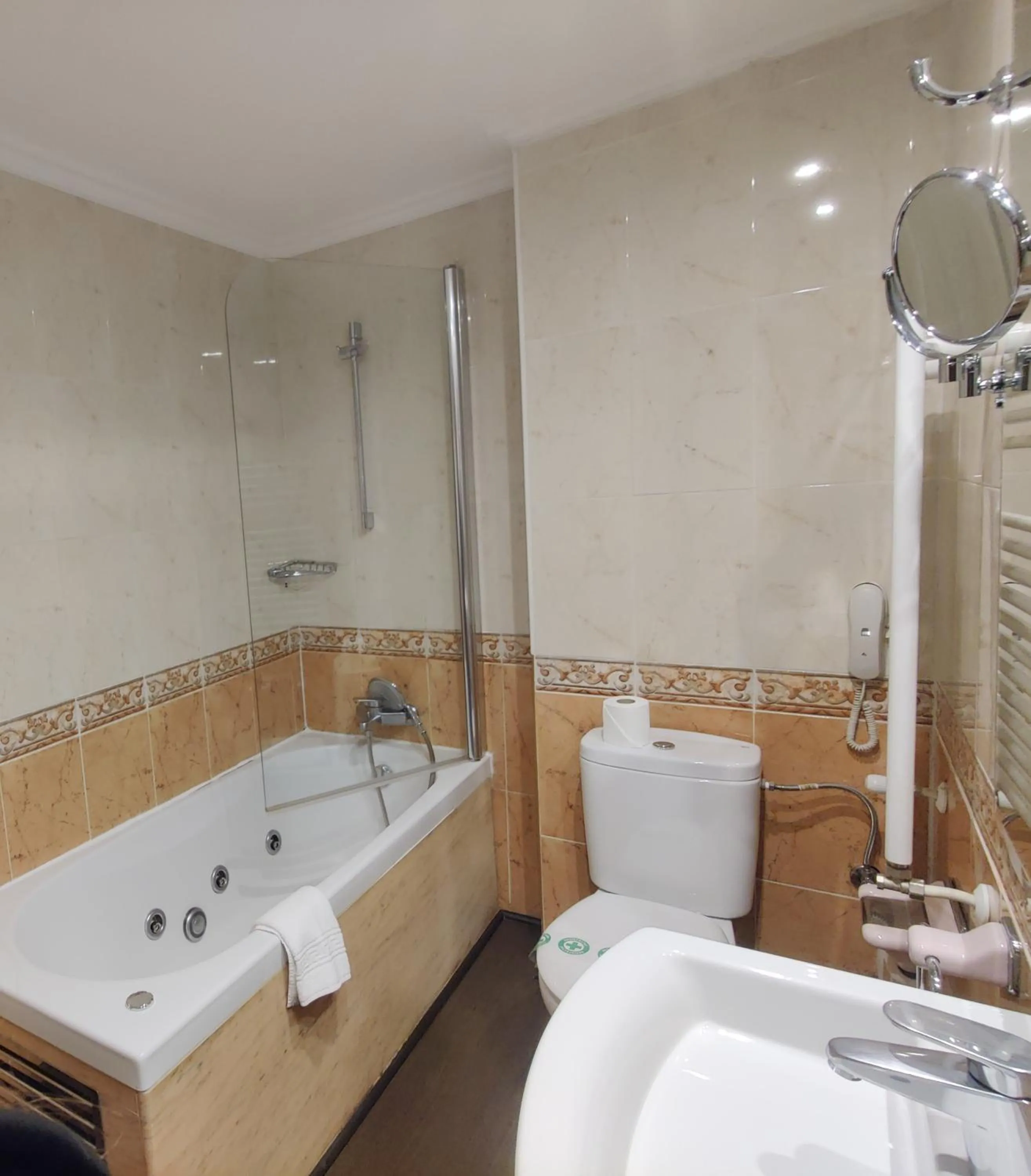 Toilet in Hotel Leonor Mirón