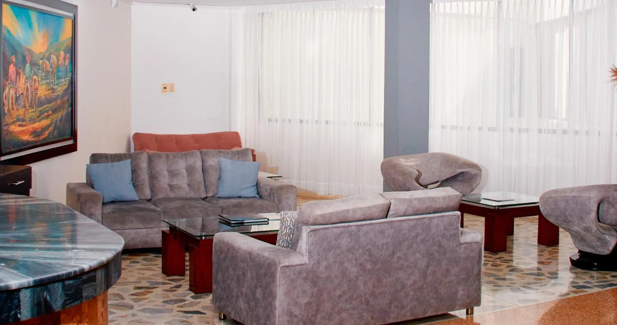 Lobby or reception in Hotel Ruittoque D Prada