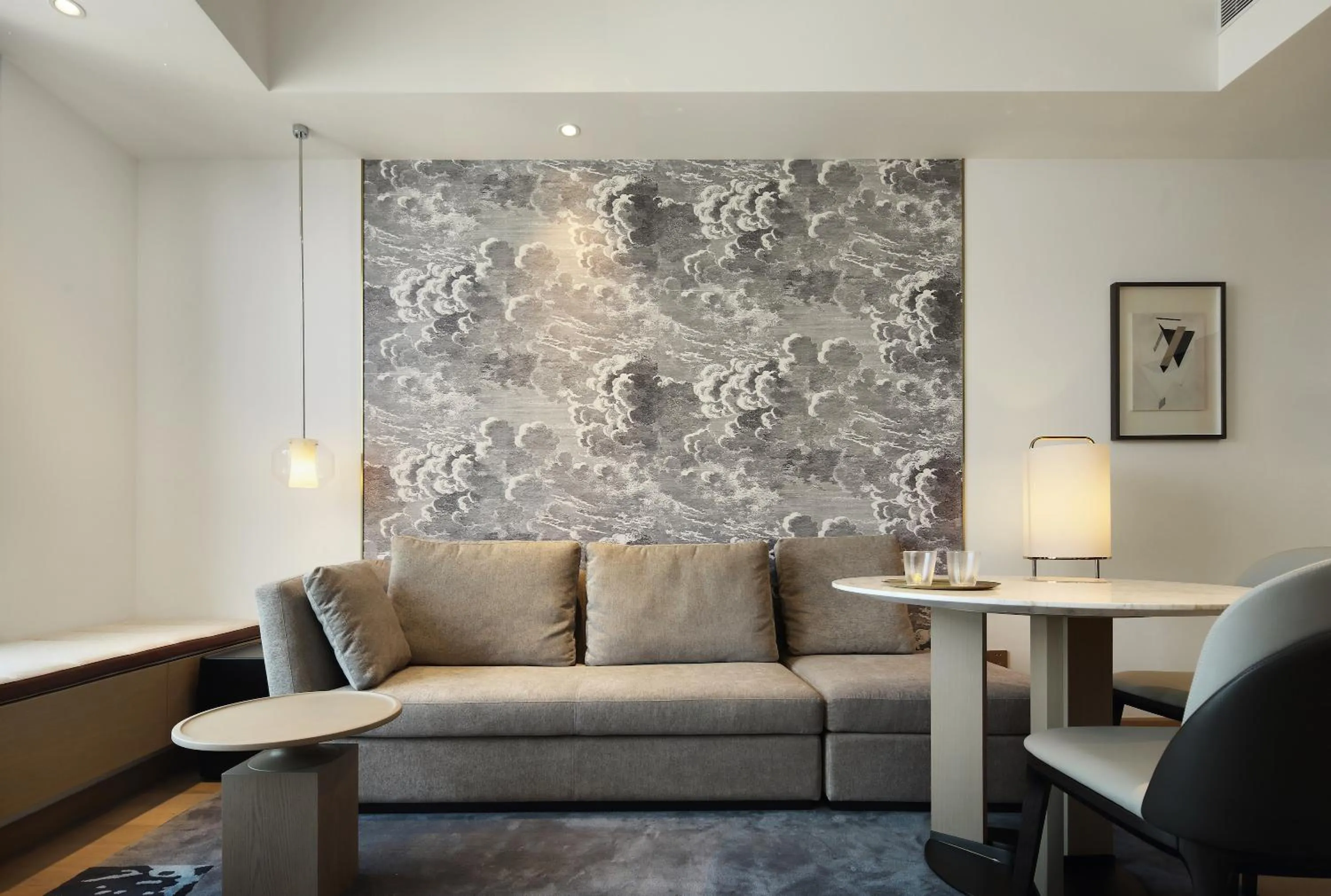 Living room in The Clouds Apartment