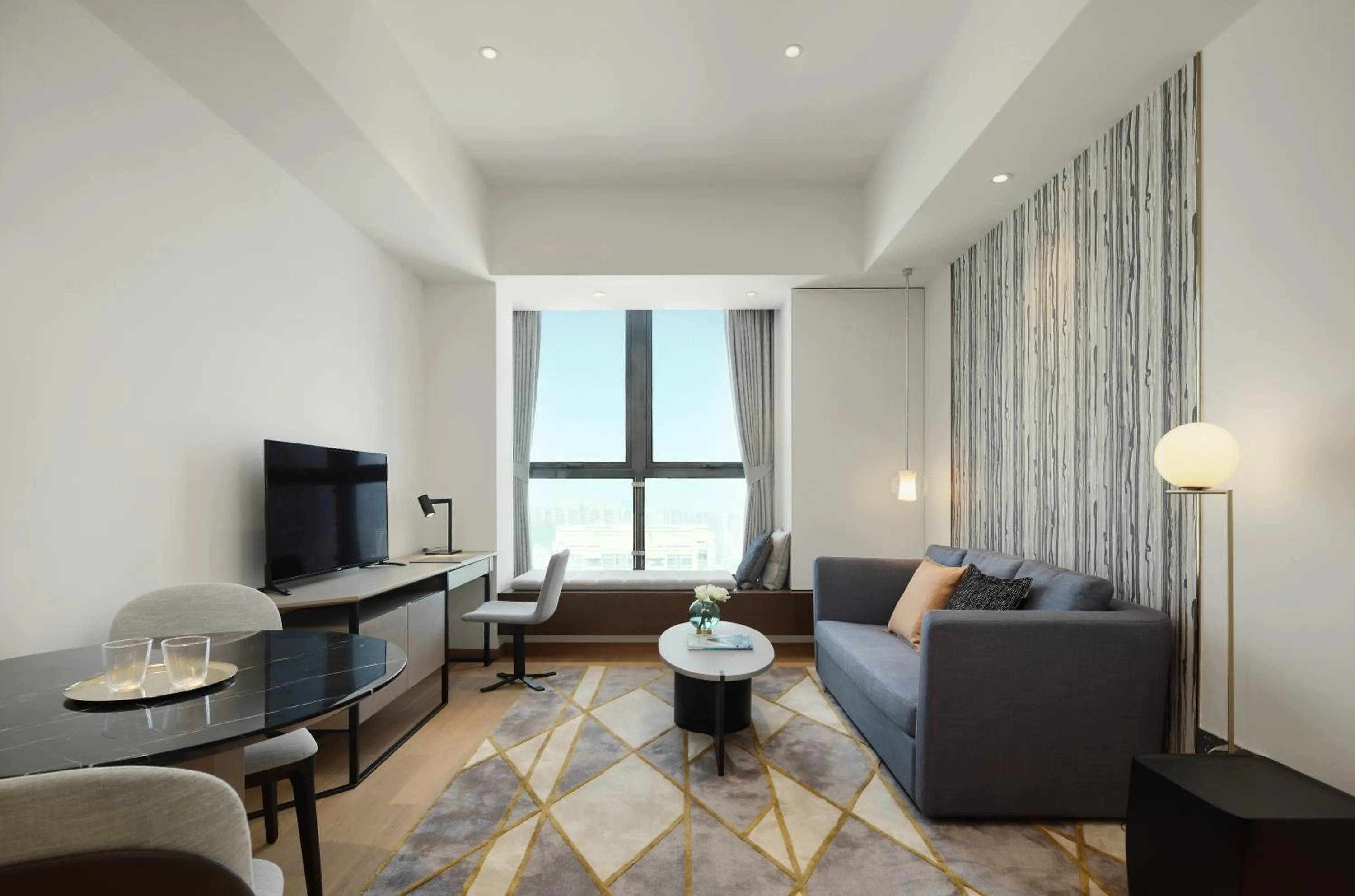 Living room in The Clouds Apartment