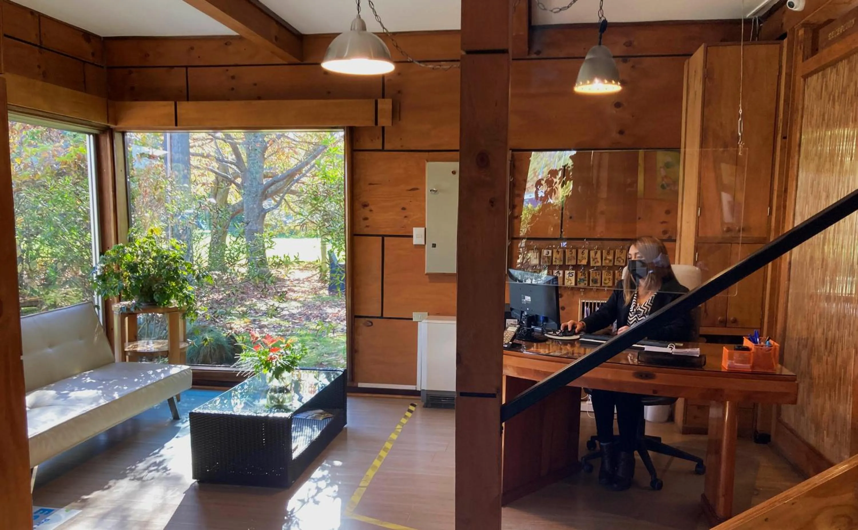 Lobby or reception in Hotel Truyaca