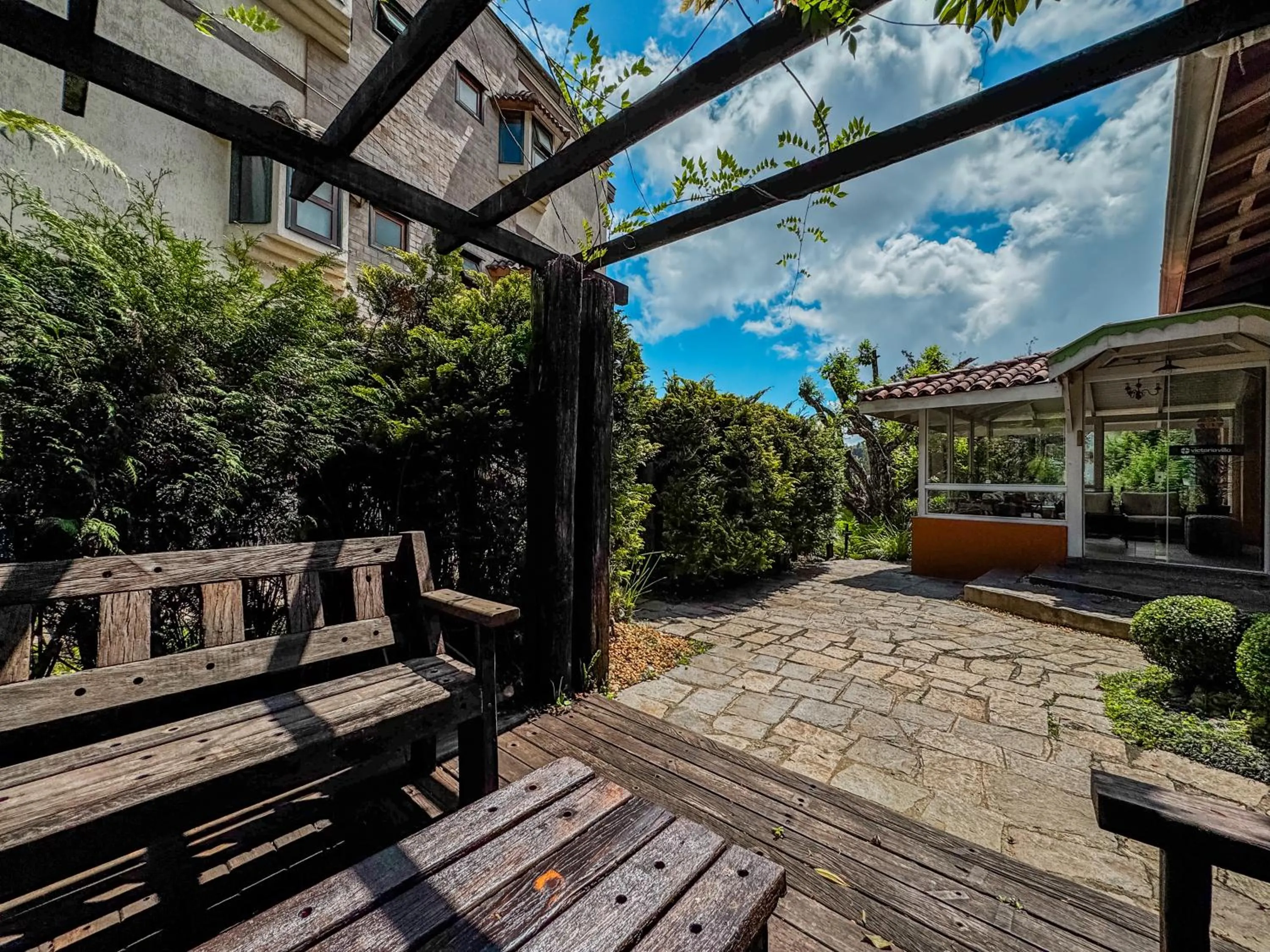 Garden in Pousada Victoria Villa By Nacional Inn - A 800 metros da Vila Capivari