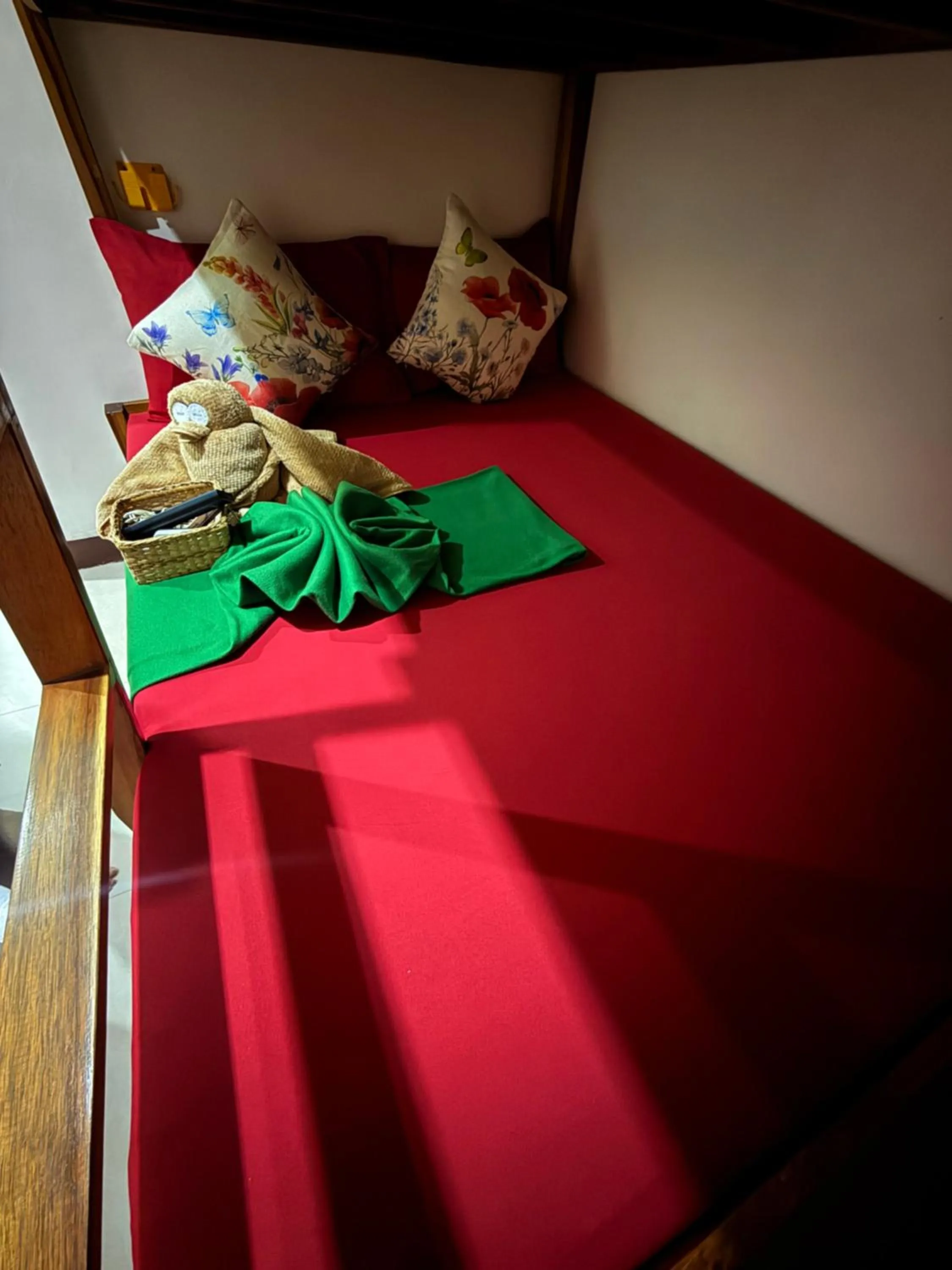 Bed in Lolo Bob's Bed And Breakfast