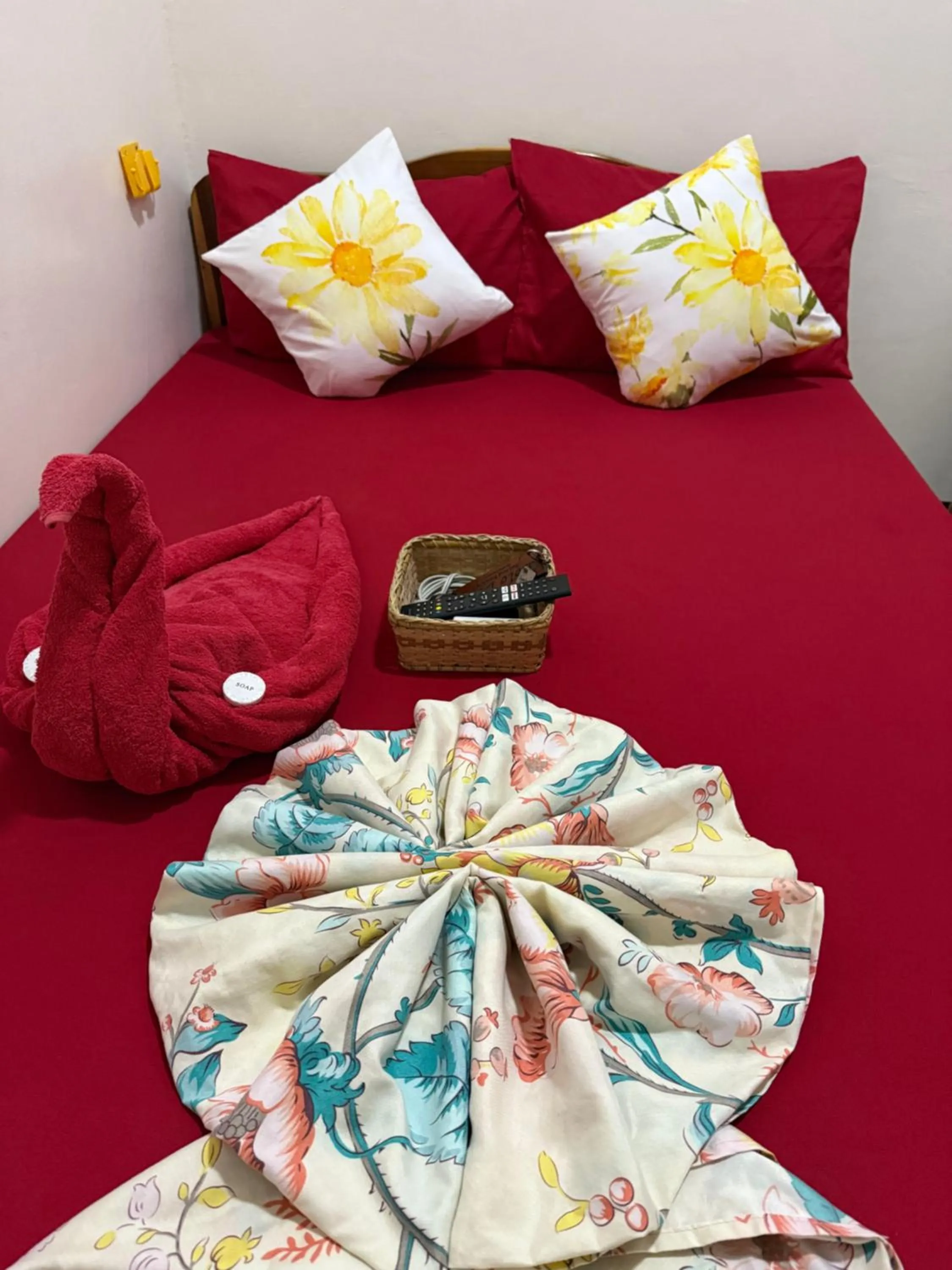 Bed in Lolo Bob's Bed And Breakfast