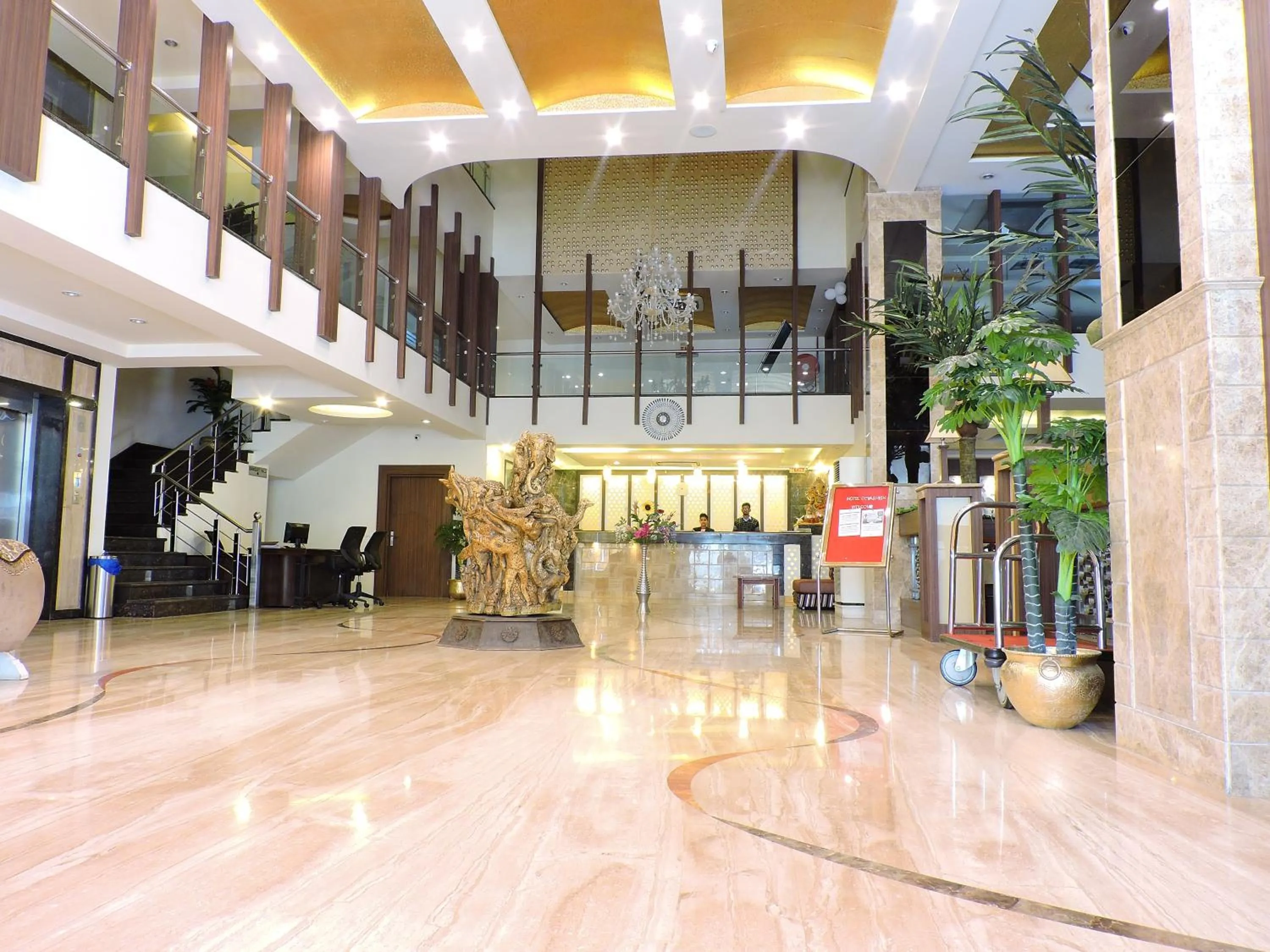 Lobby or reception in Hotel Devashish Haldwani