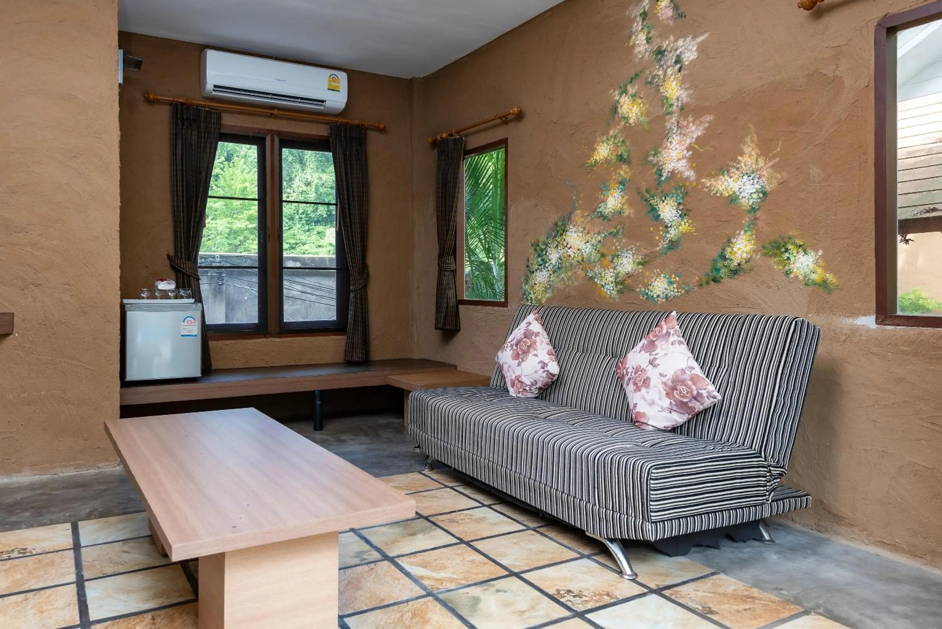 Living room in Muntra Garden Resort