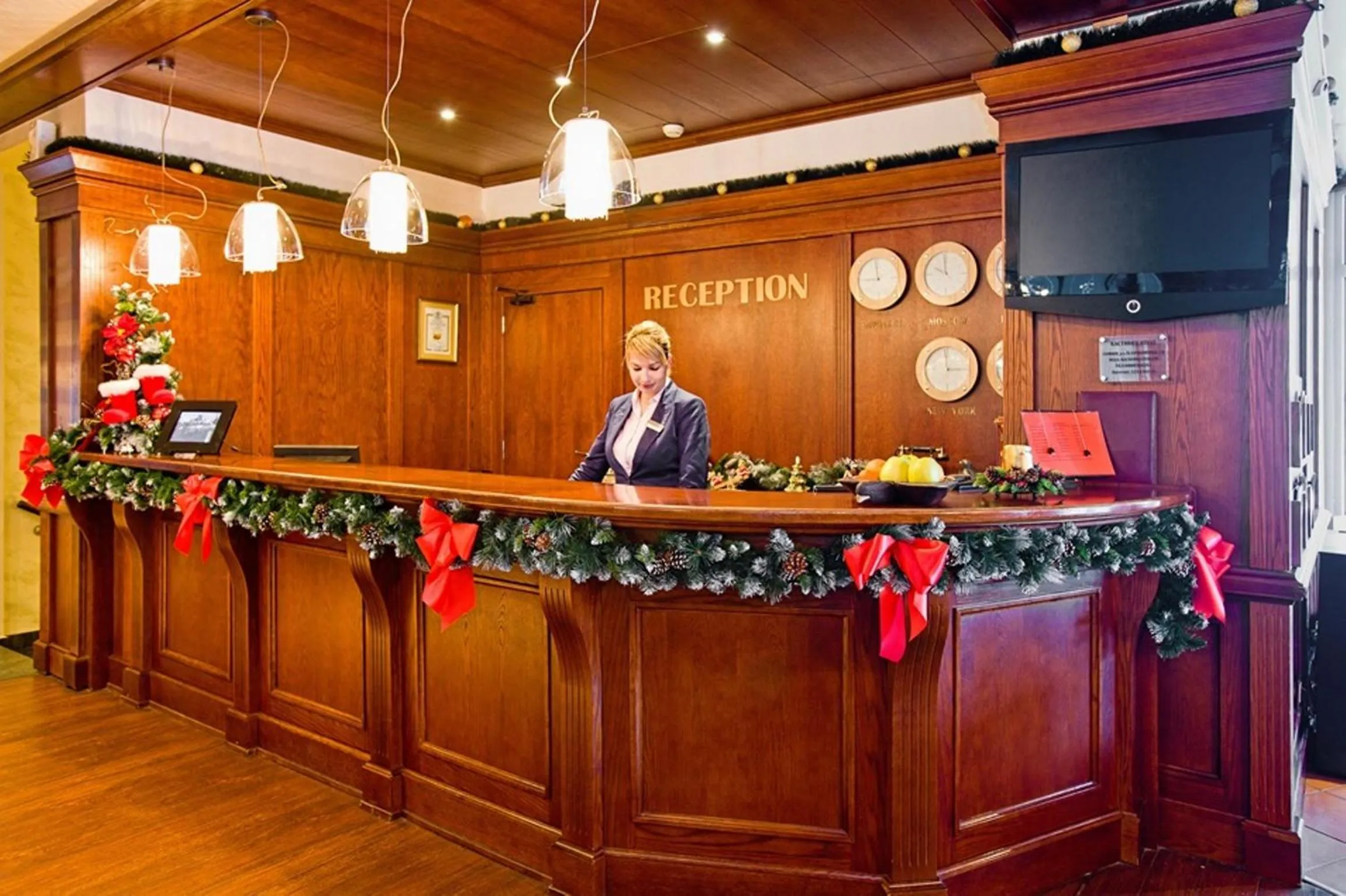Lobby or reception in Hotel Yastrebets Wellness & Spa