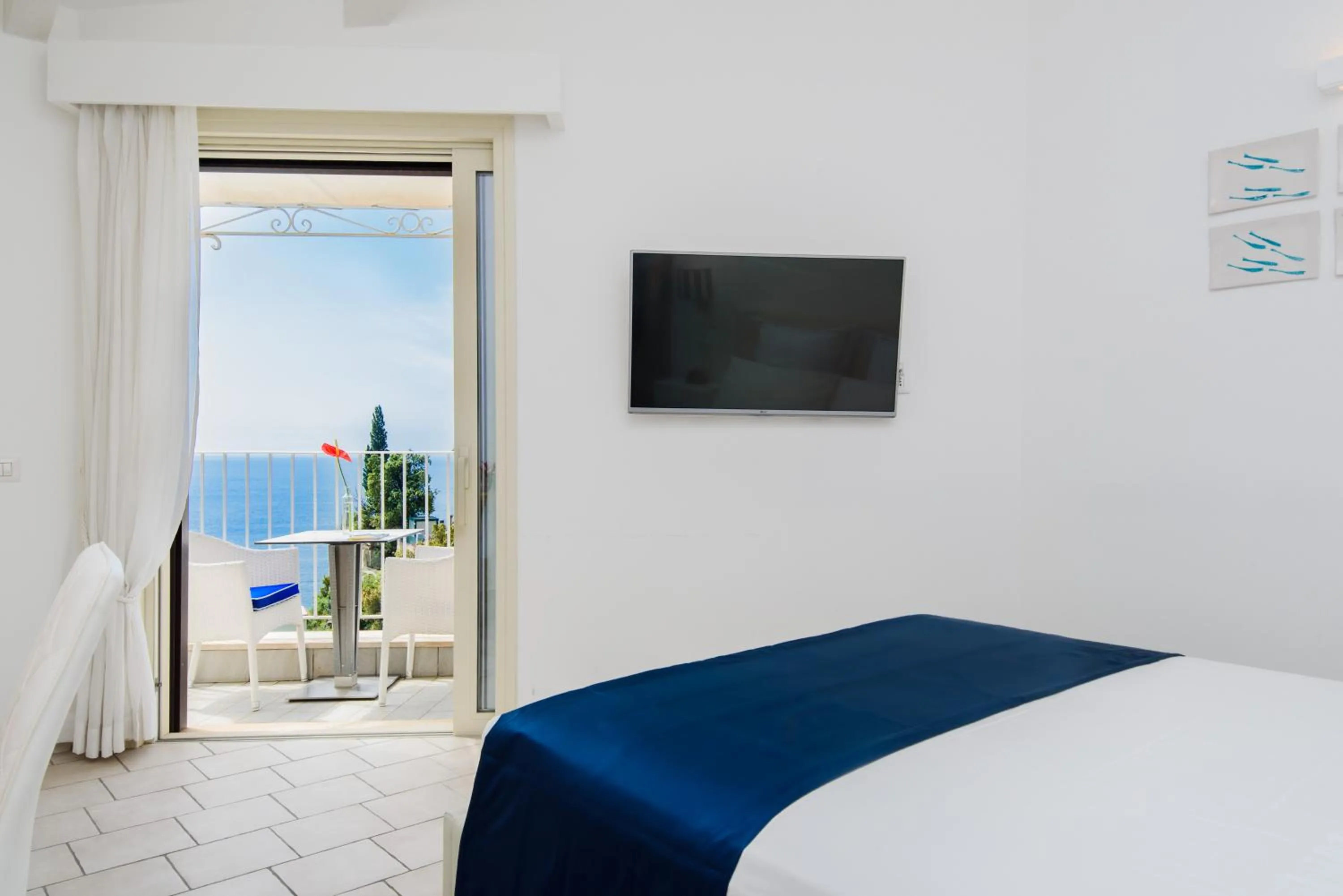 View (from property/room), Bed in Residenza Al Pesce D'Oro