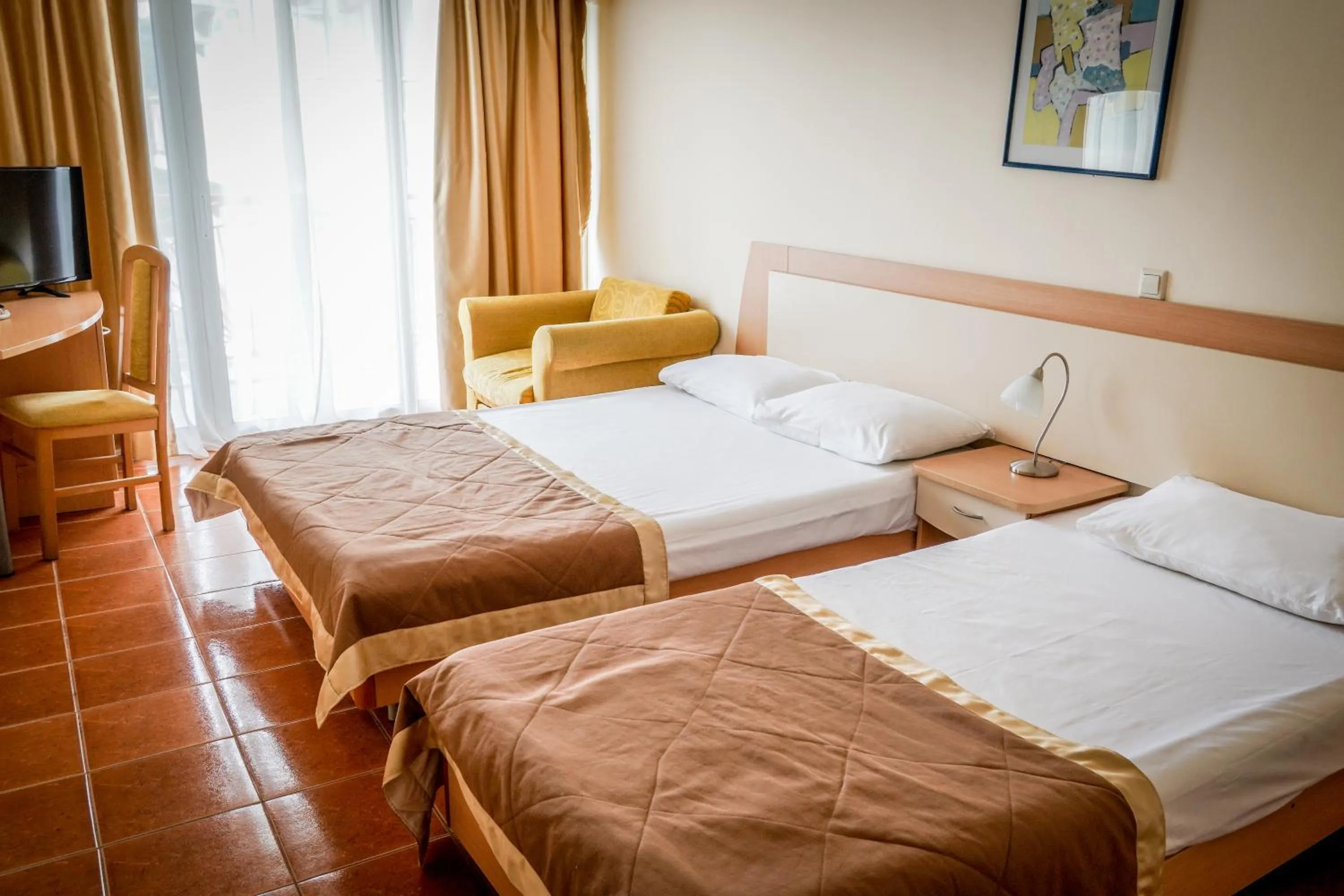 Bed in Vita Park Hotel & Aqua Park