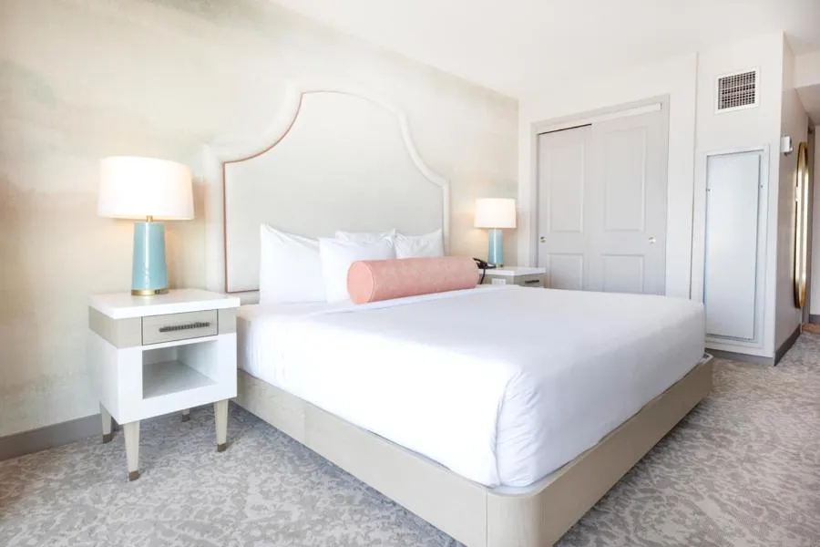 Bed in Ocean Club Hotel