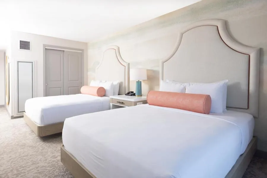 Bed in Ocean Club Hotel