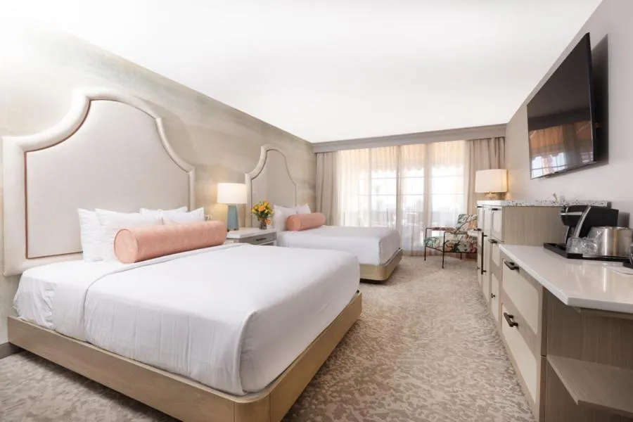 Bed in Ocean Club Hotel