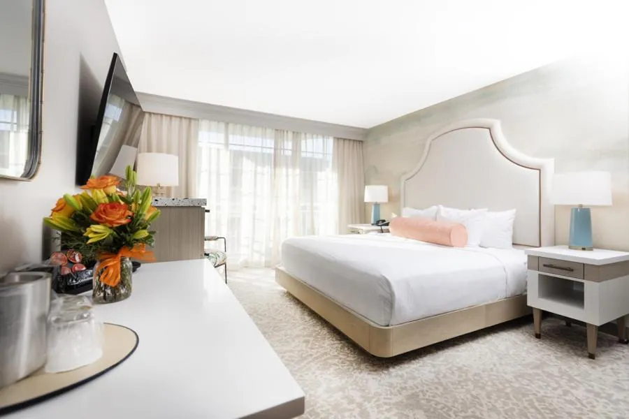 Bed in Ocean Club Hotel