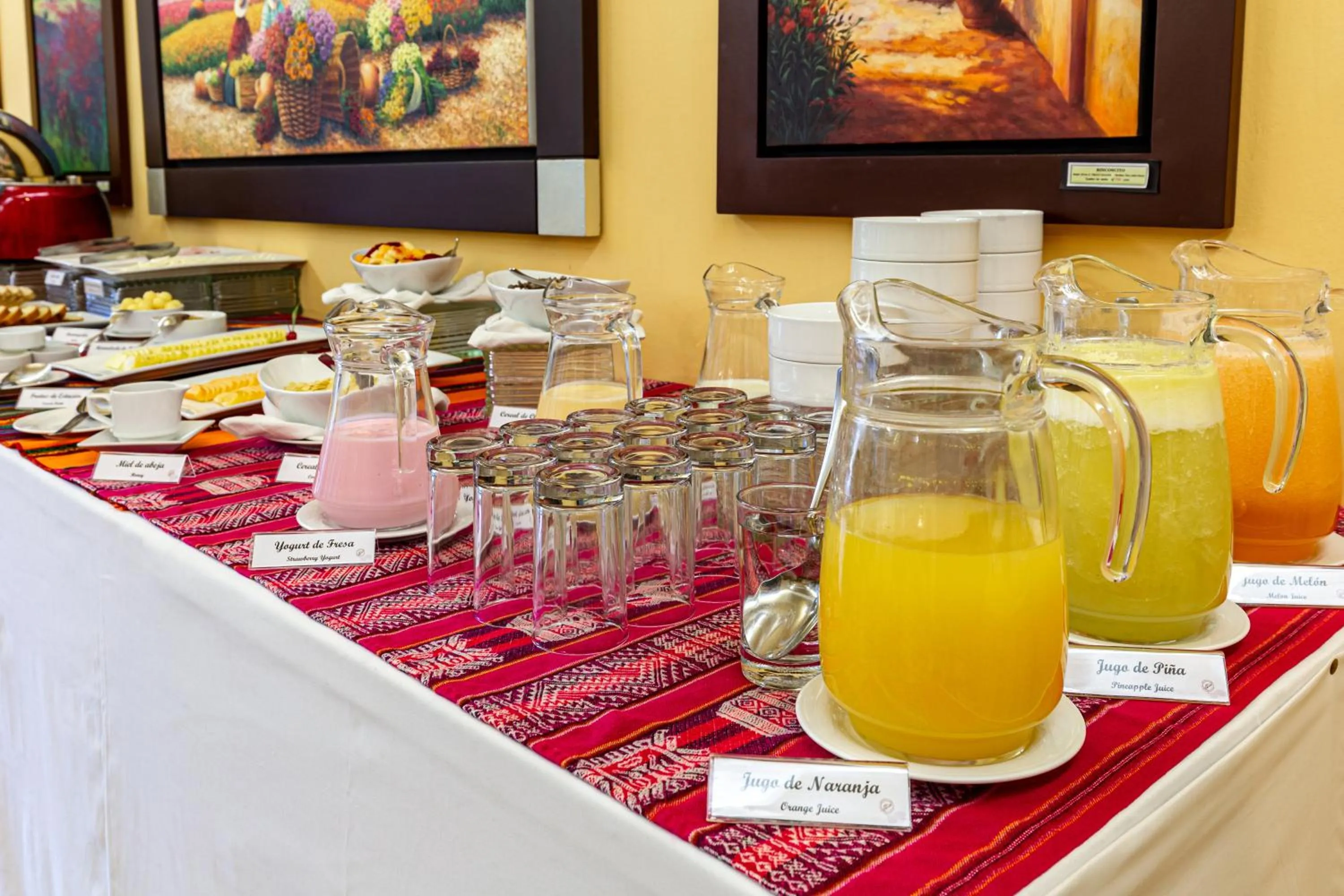 Food in LP Los Portales Hotel Tarma