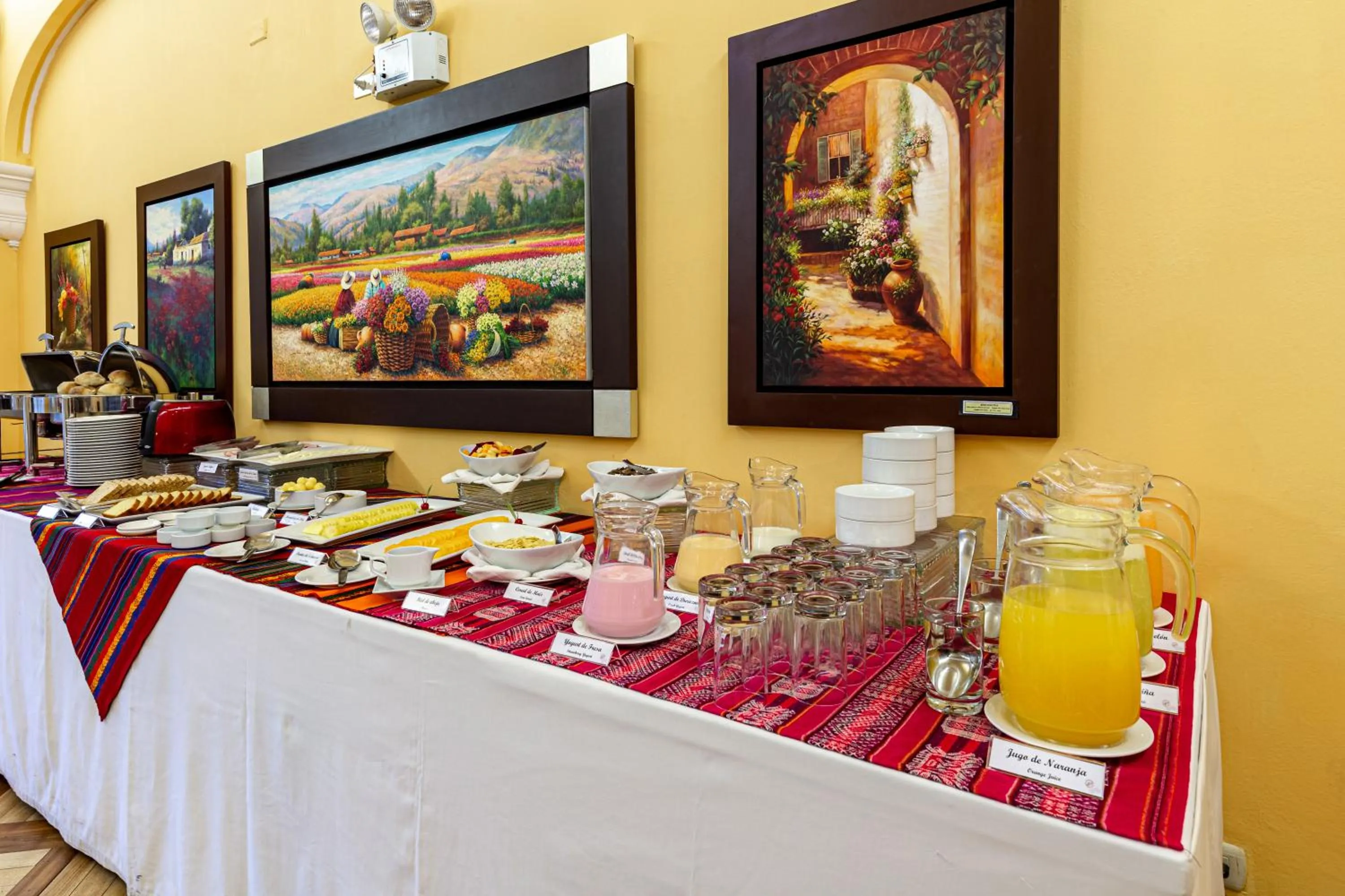 Food in LP Los Portales Hotel Tarma