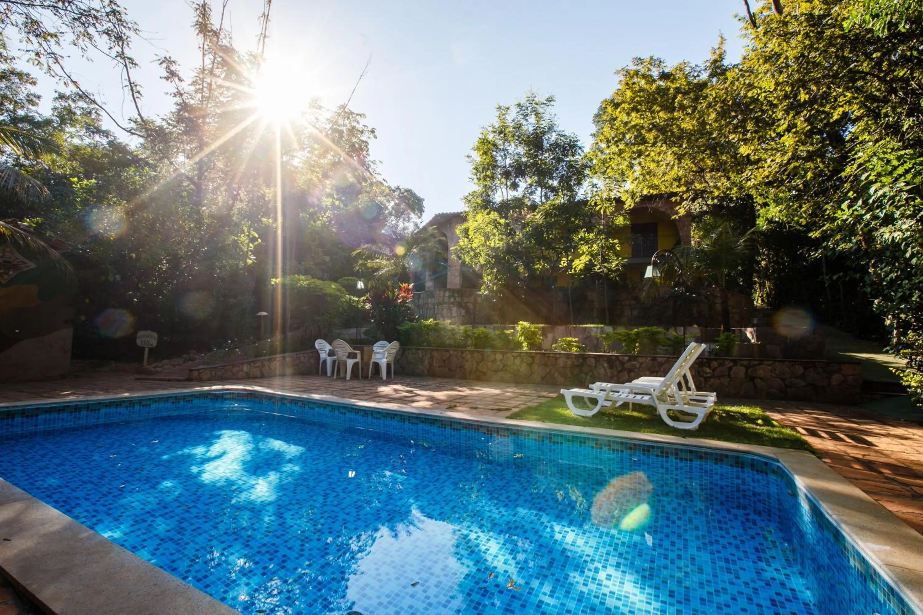 Garden in Pousada Canto No Bosque