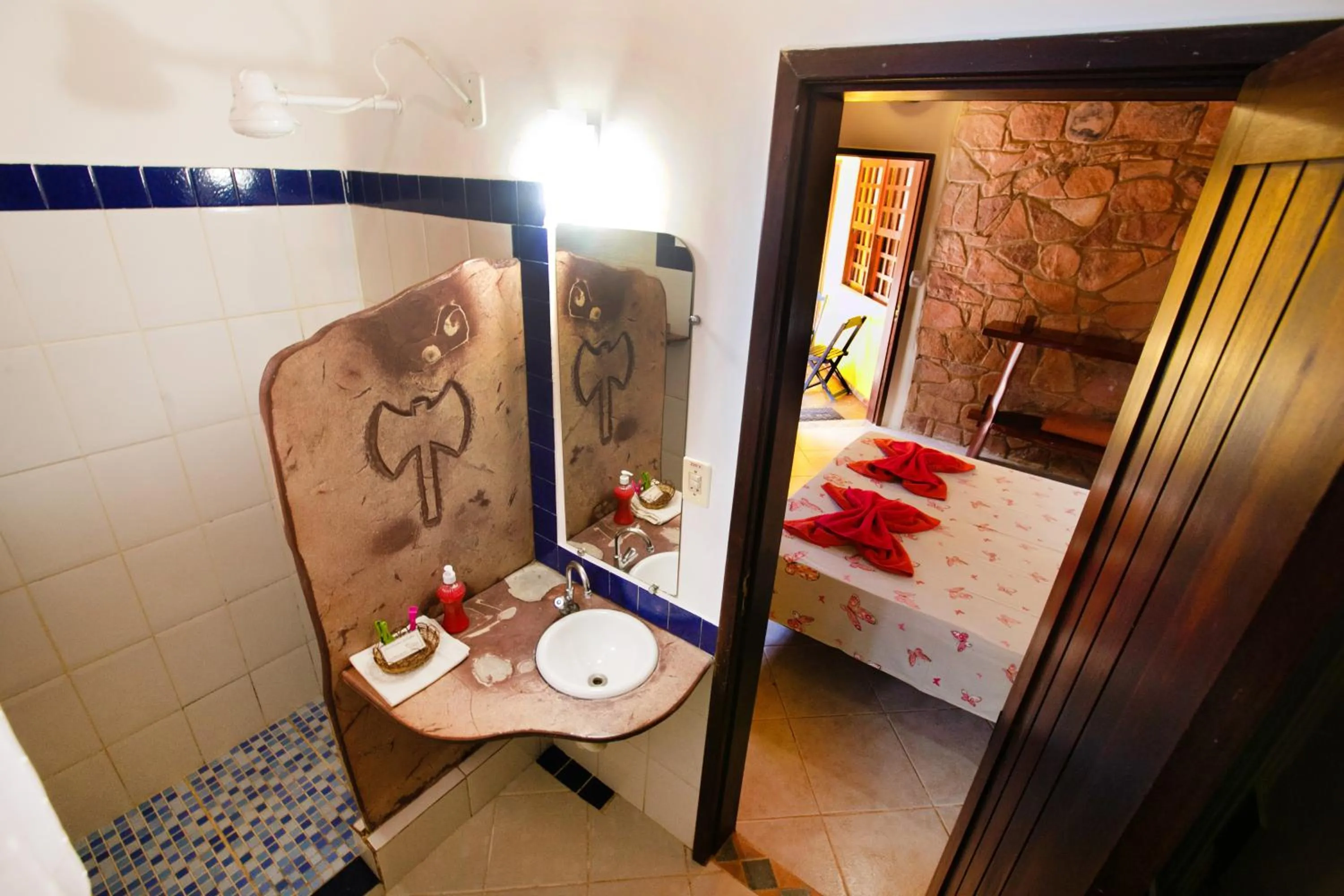 Shower in Pousada Canto No Bosque