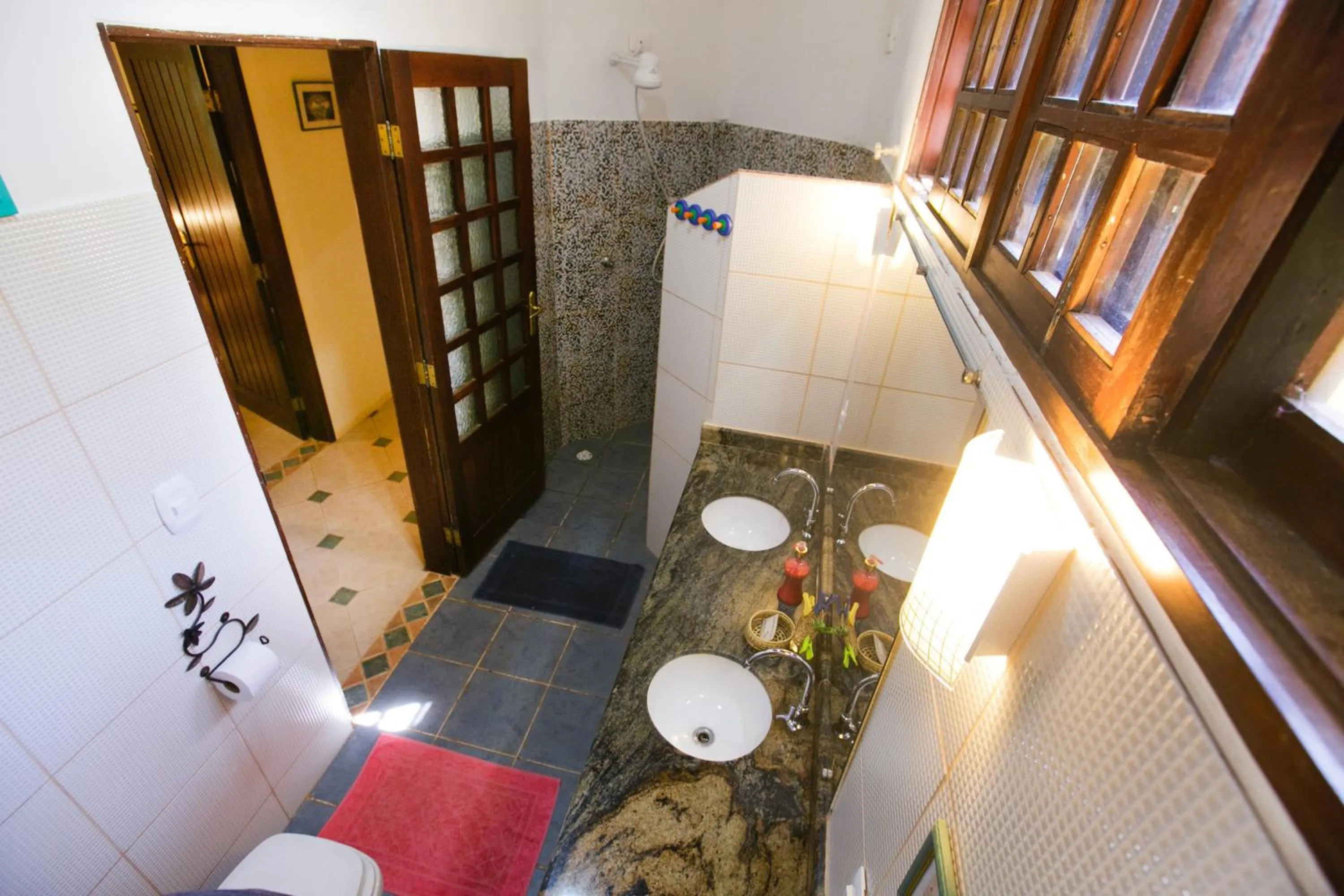 Shower in Pousada Canto No Bosque