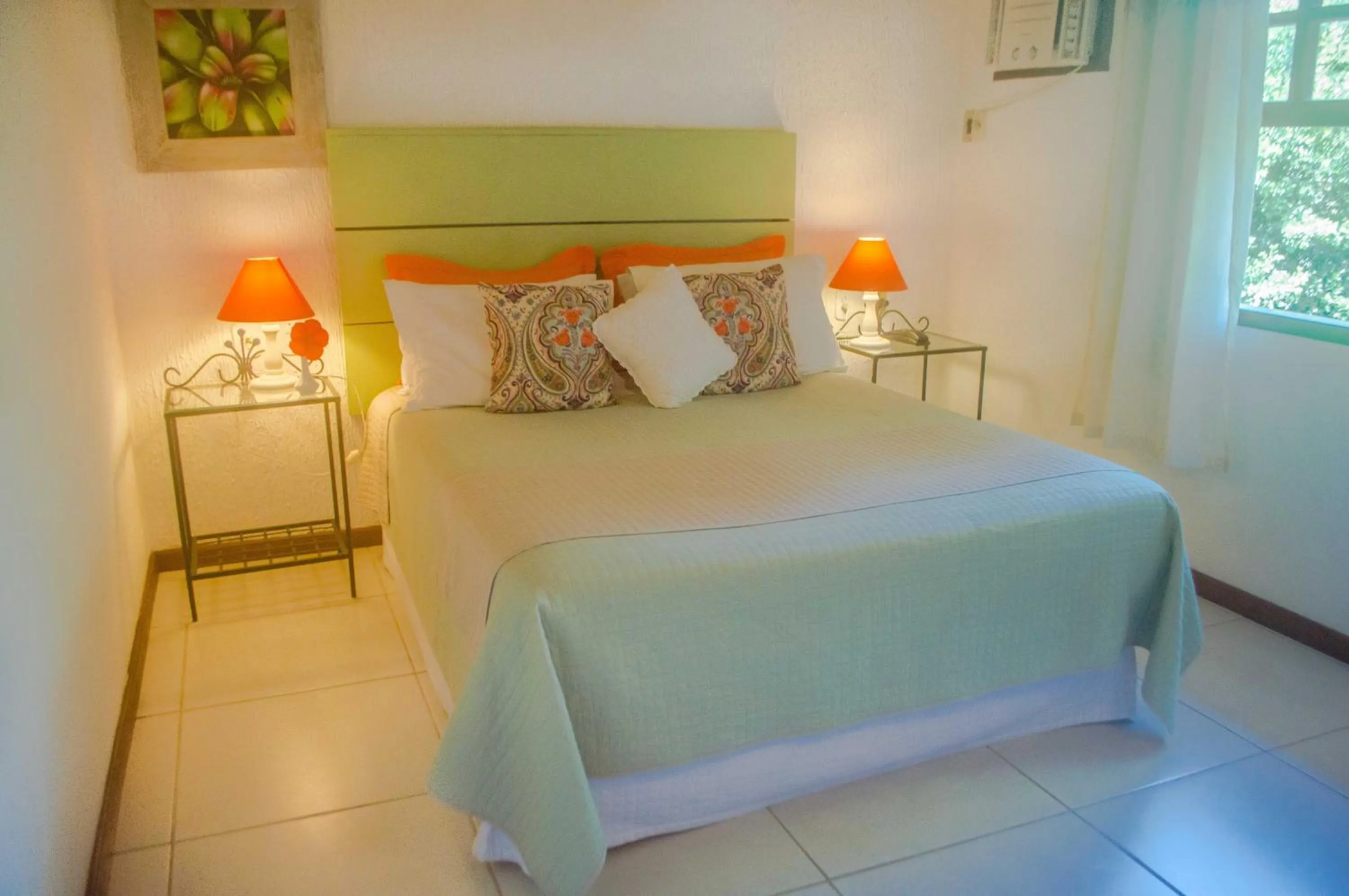 Bed in Pousada do Namorado