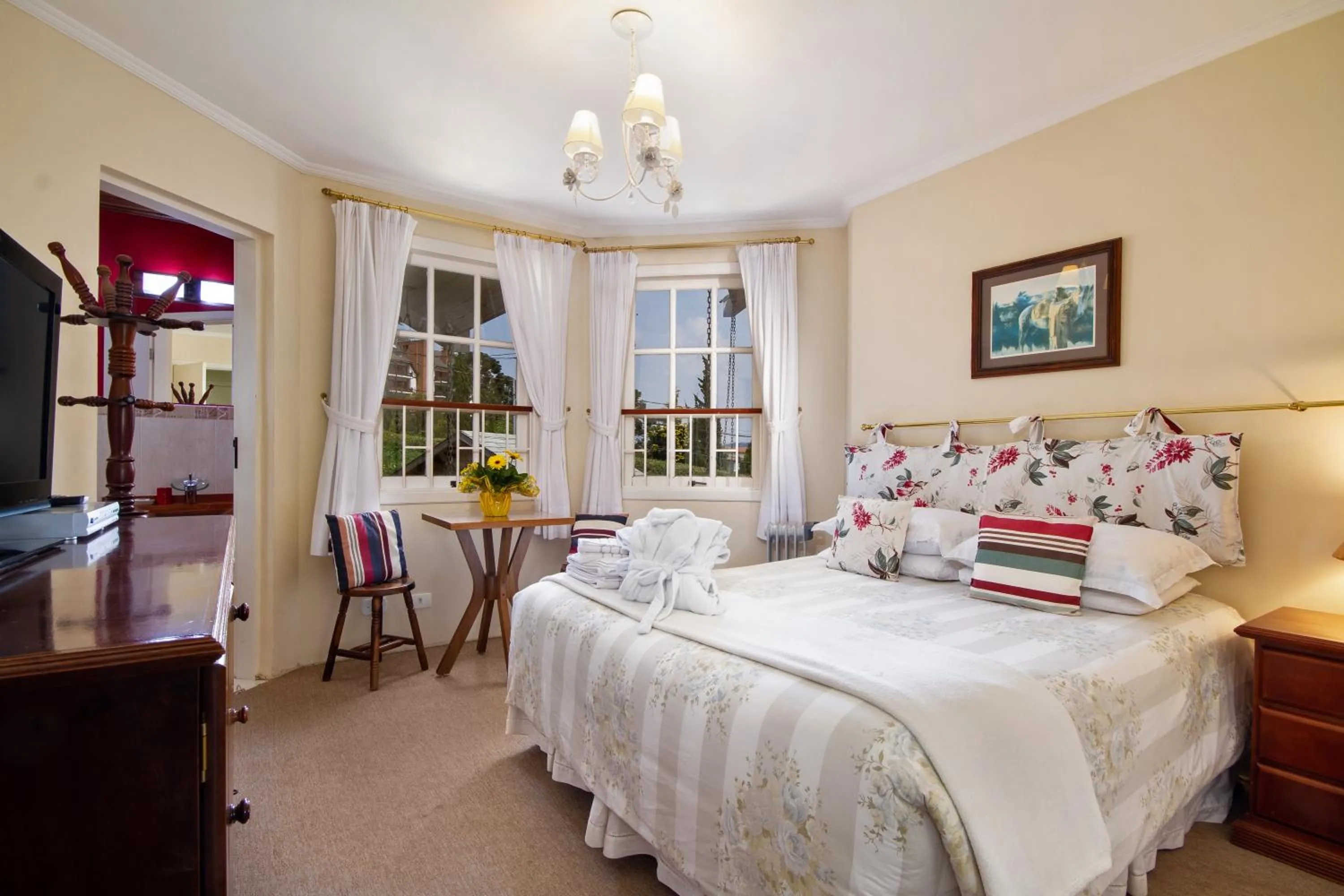 Bed in Pousada Confraria da Terra