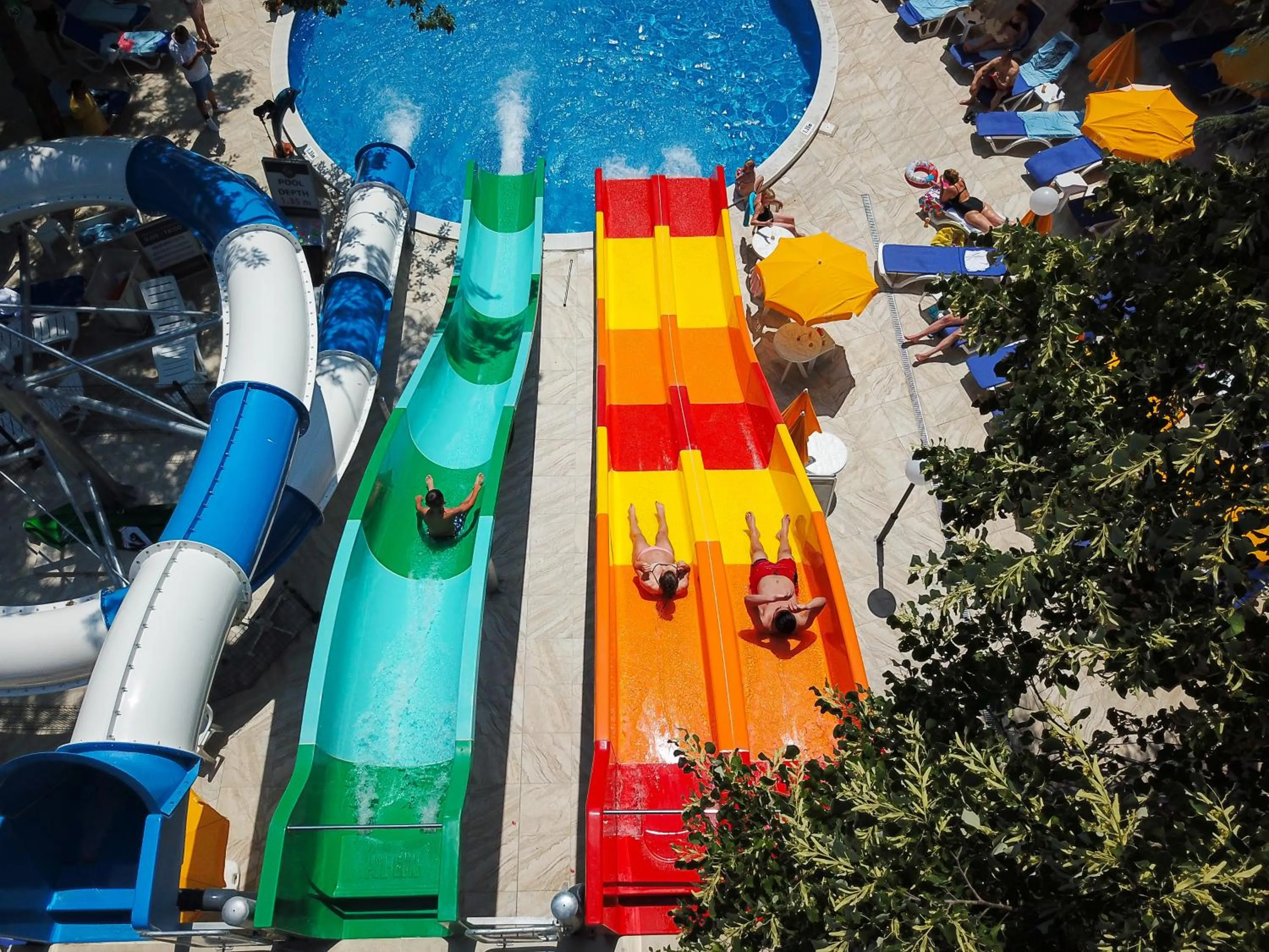 Aqua park in Prestige Deluxe Hotel Aquapark Club - All inclusive