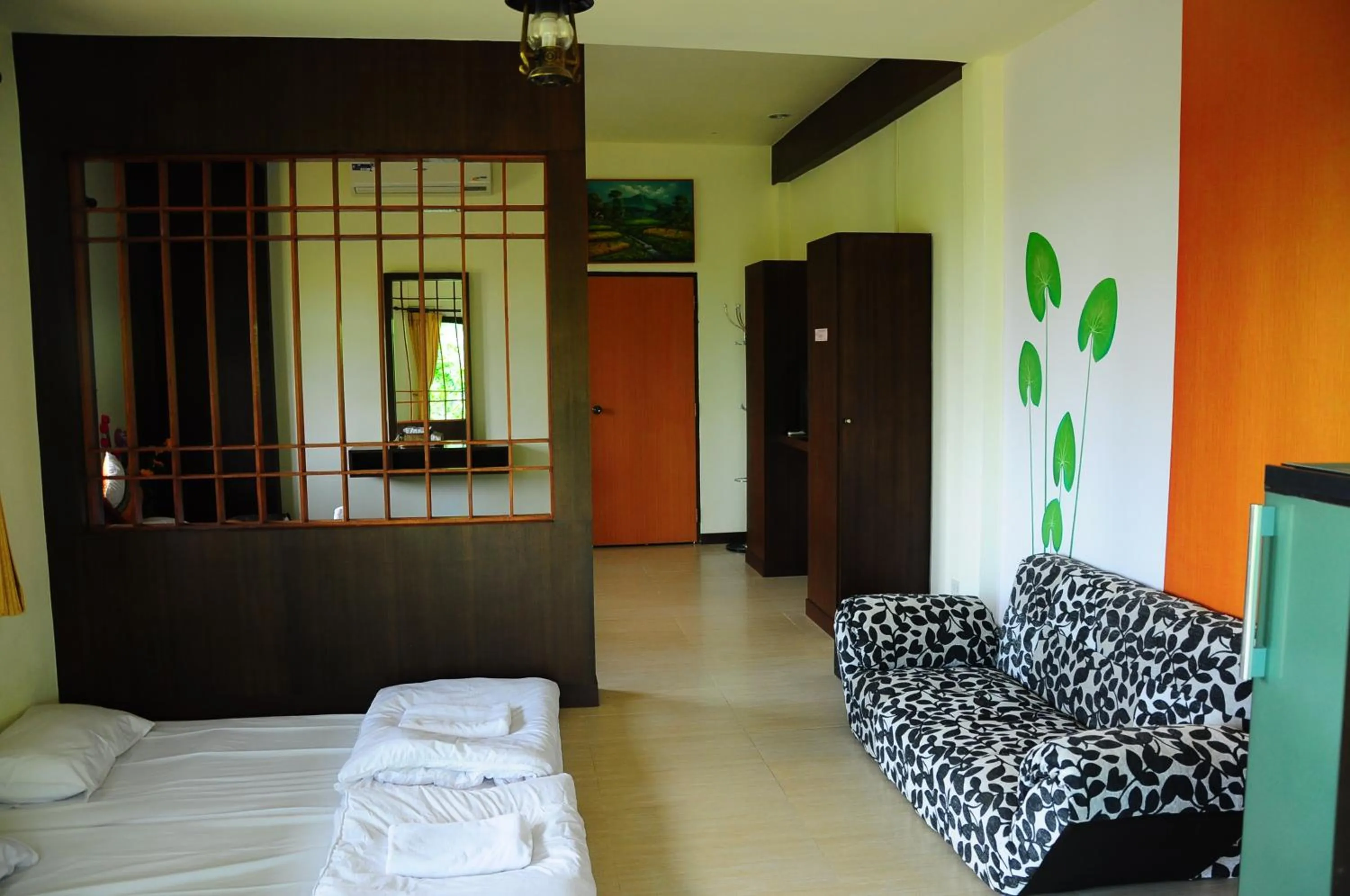 Bed in Phumimalee Nature View Resort