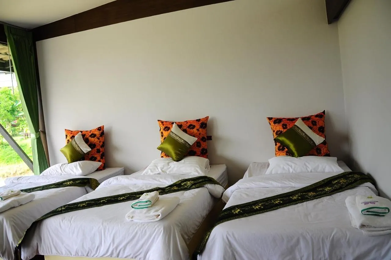 Bed in Phumimalee Nature View Resort