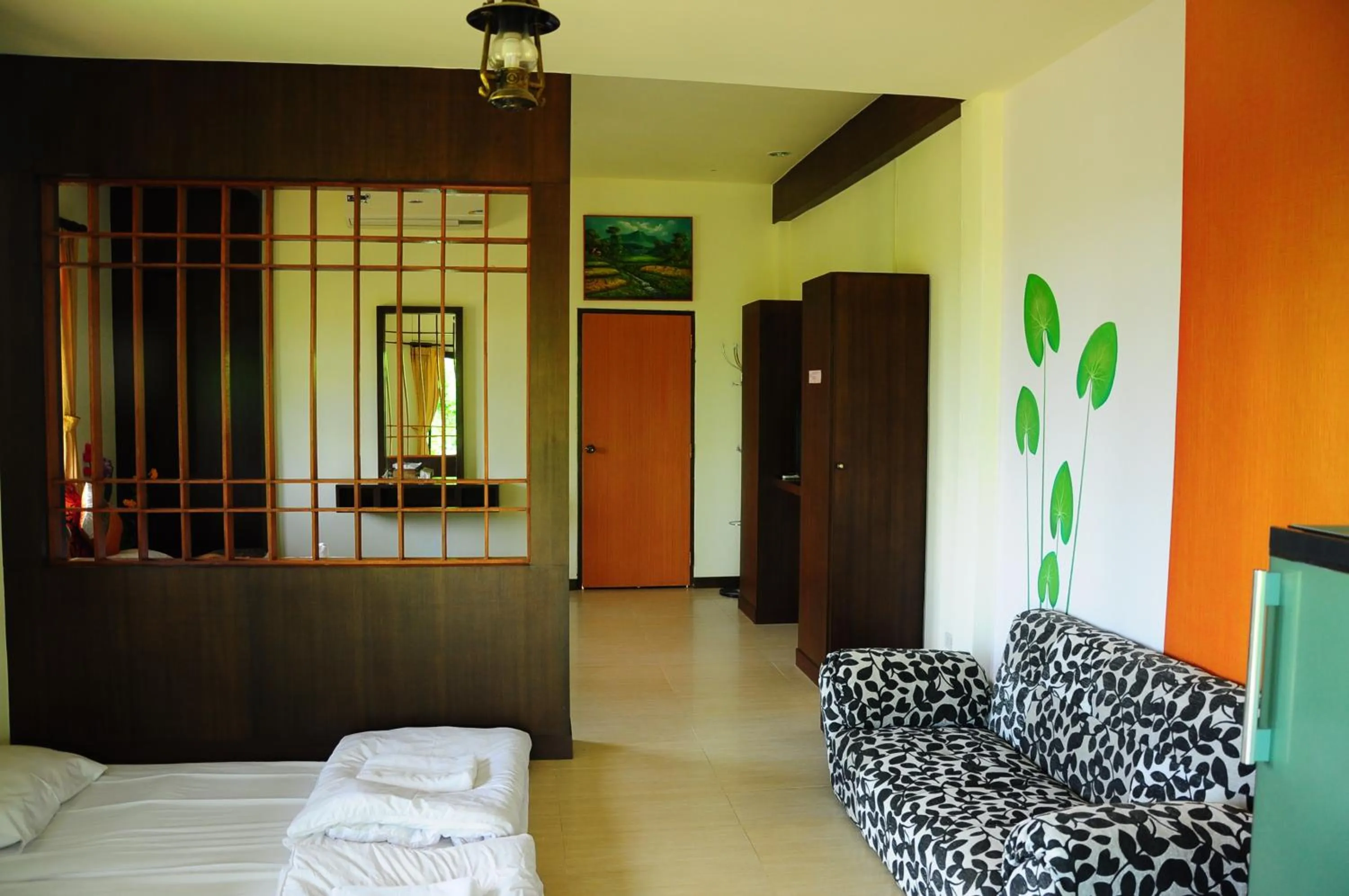 Bed in Phumimalee Nature View Resort