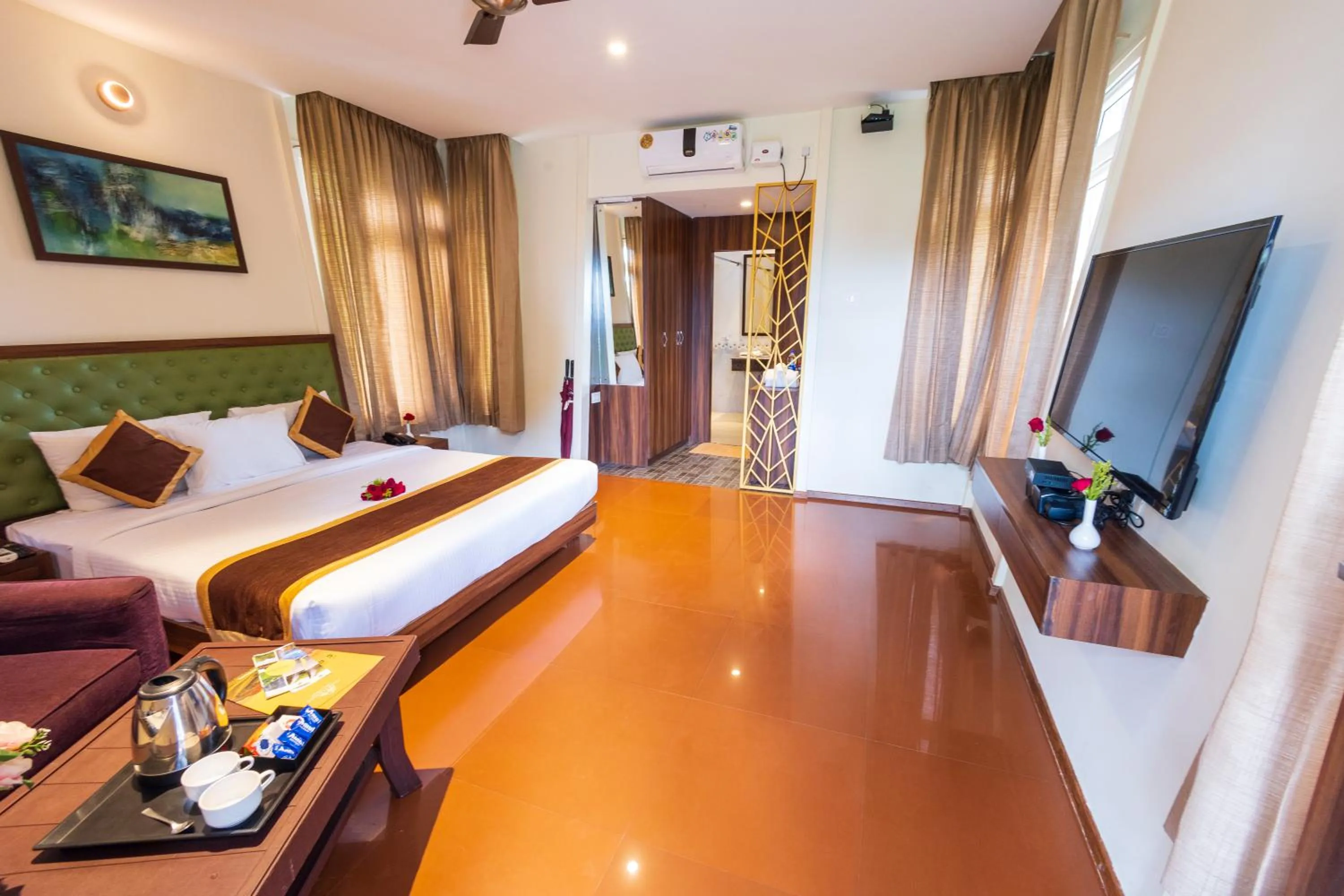 Bed in IBC Honeydew Exotica Resort