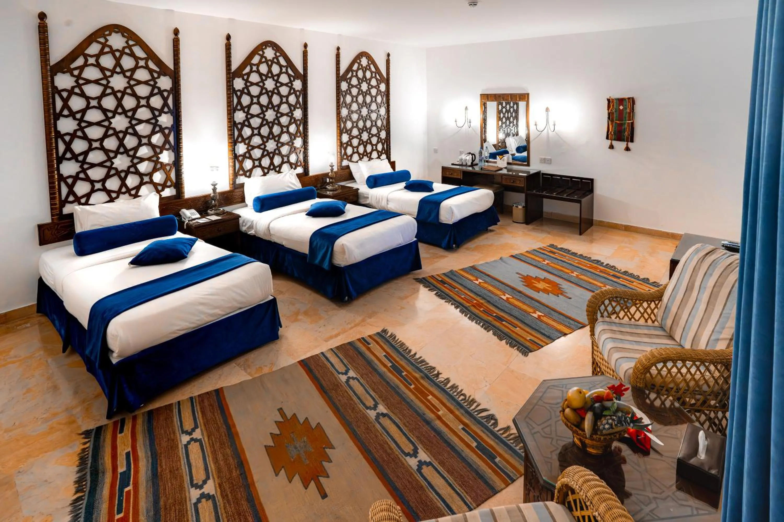 Bed in The Old Village Hotel & Resort