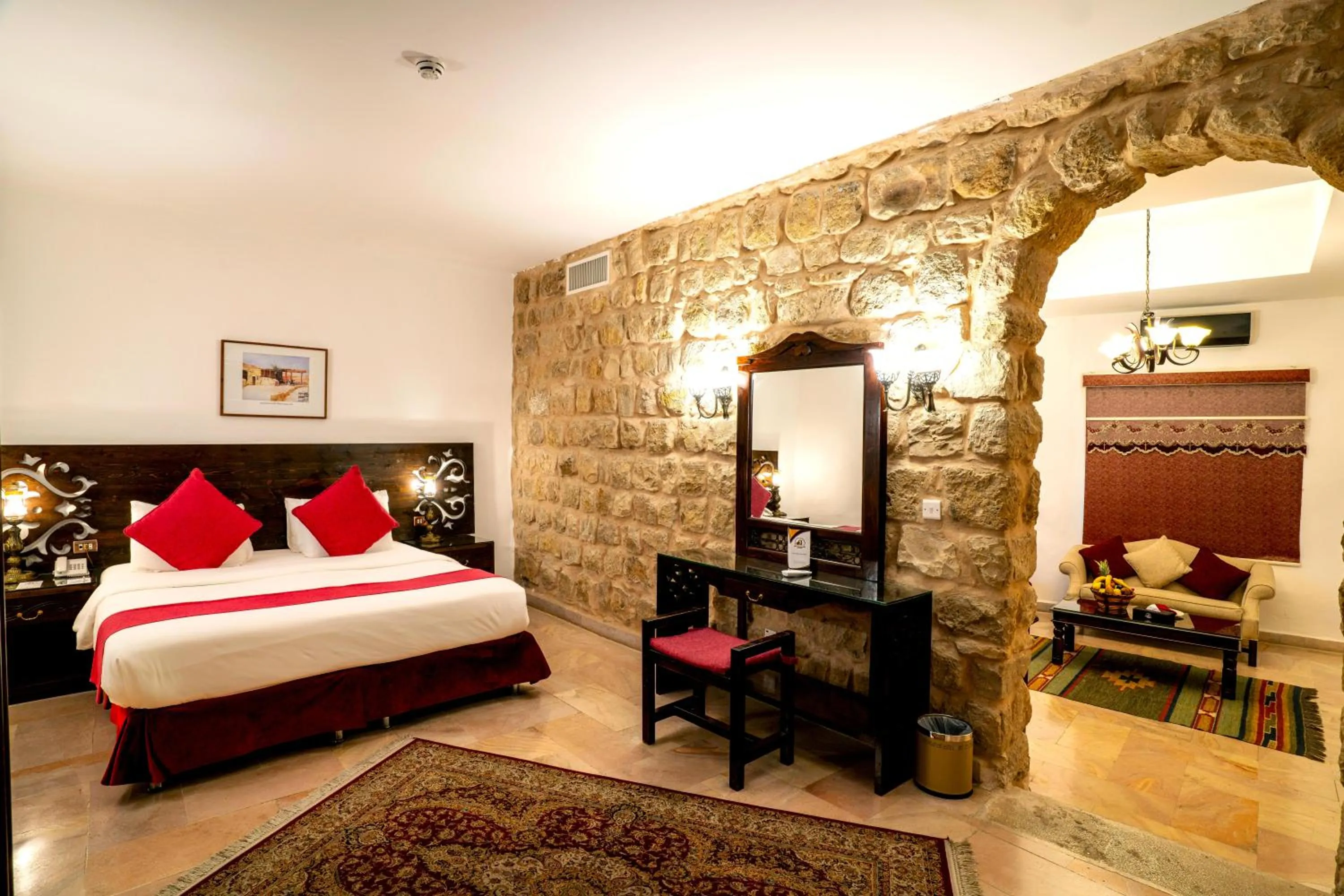 Bed in The Old Village Hotel & Resort
