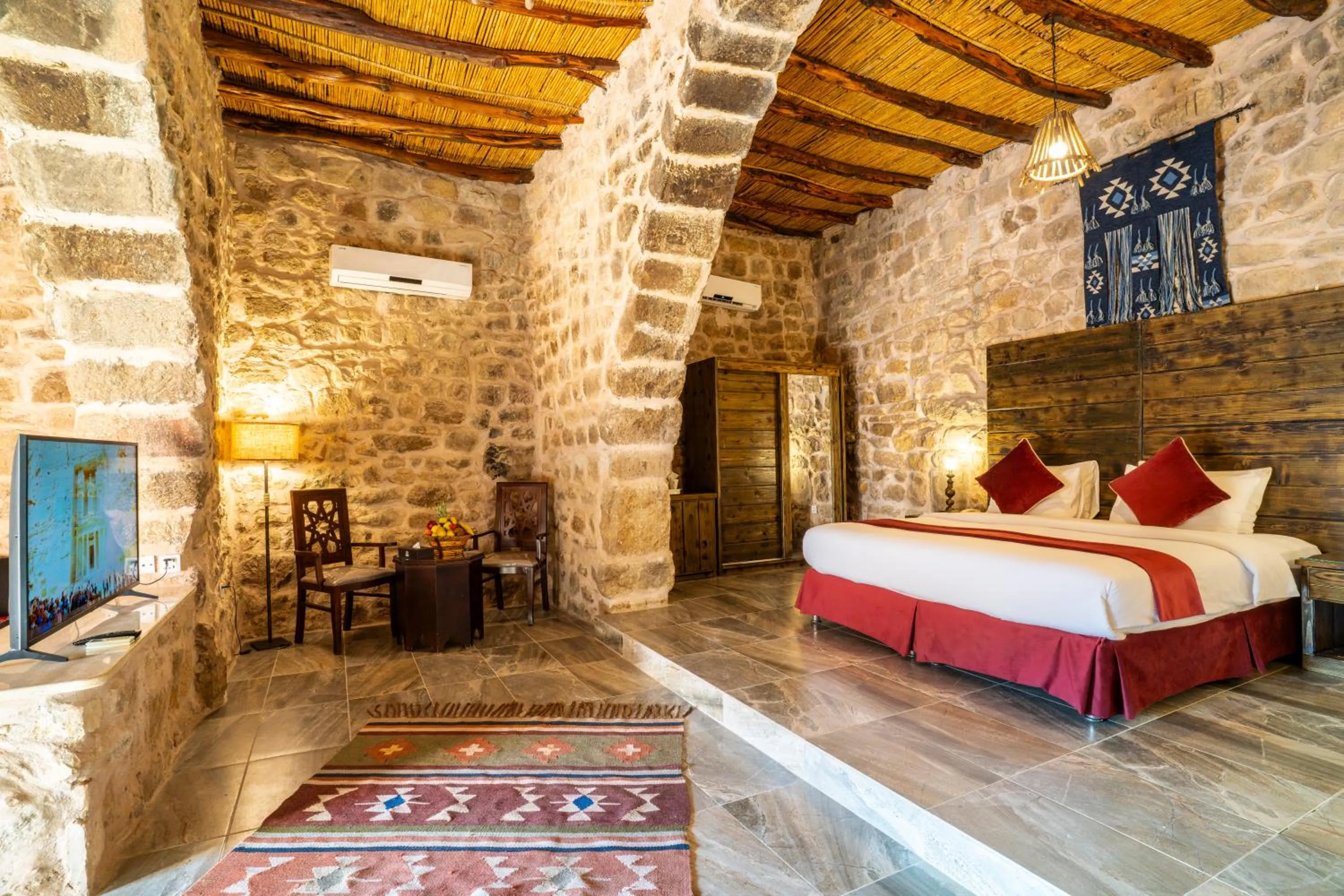 Bed in The Old Village Hotel & Resort