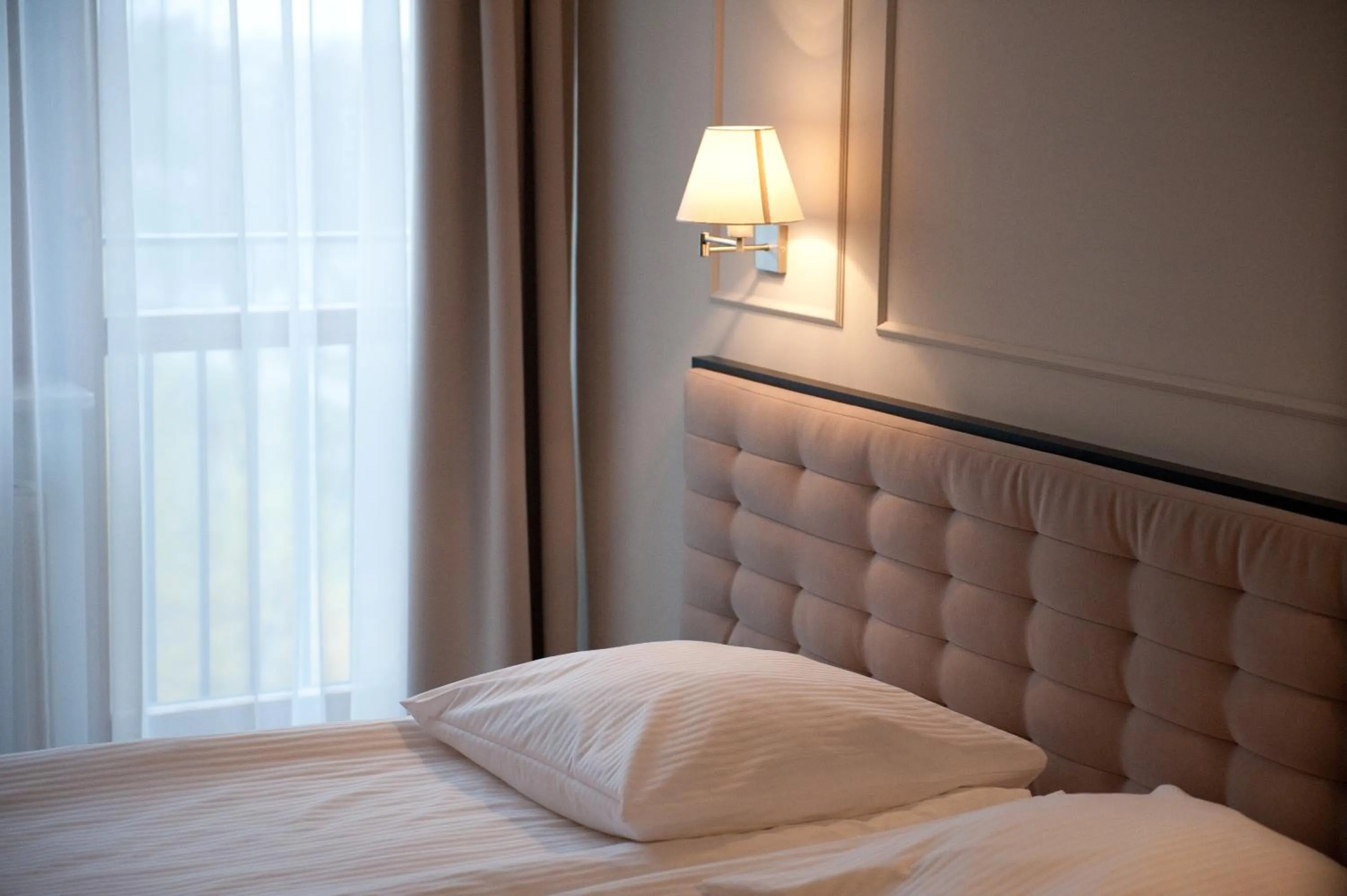 Decorative detail, Bed in Hotel Focus