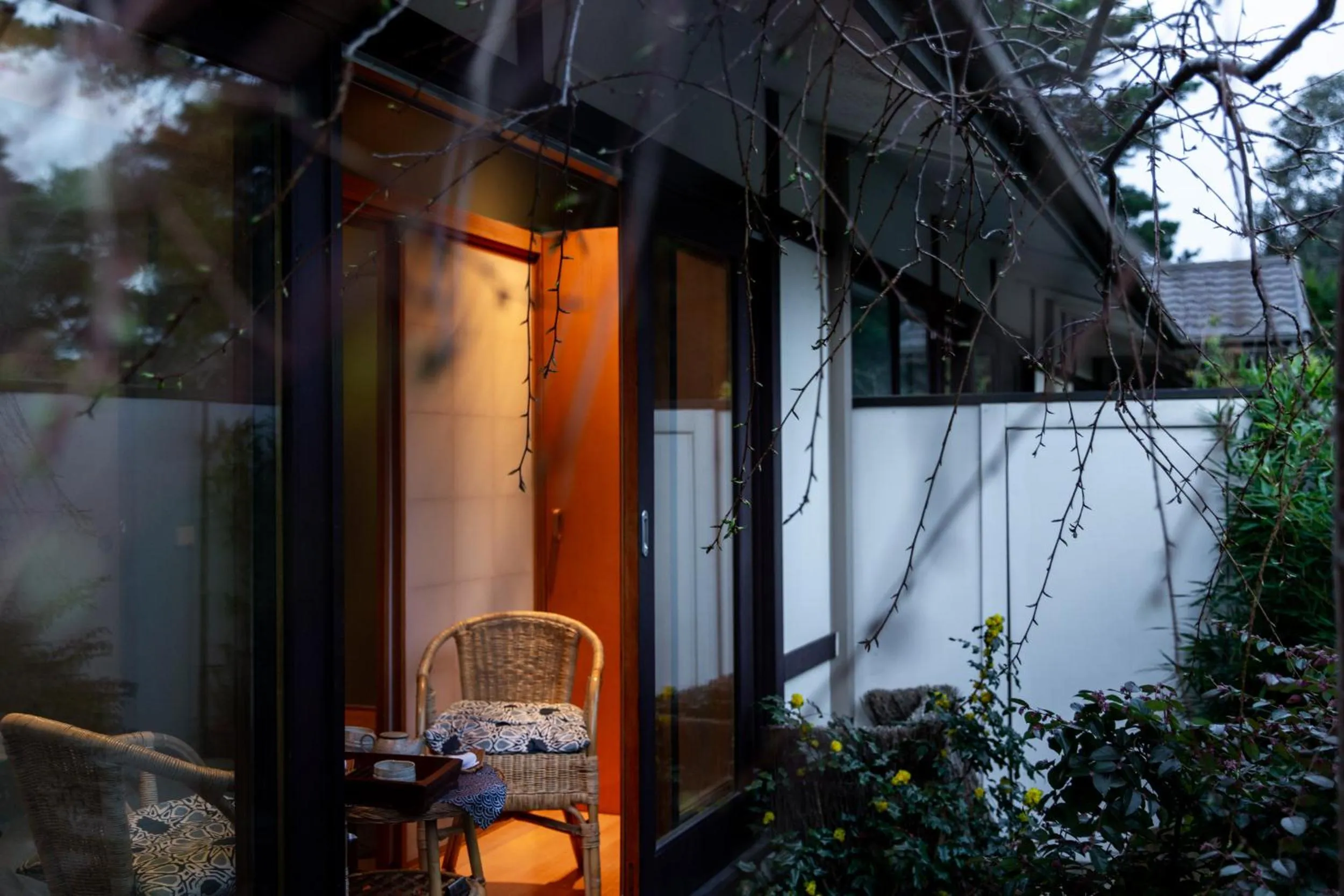 Garden view in Shizuka Ryokan Japanese Country Spa & Wellness Retreat