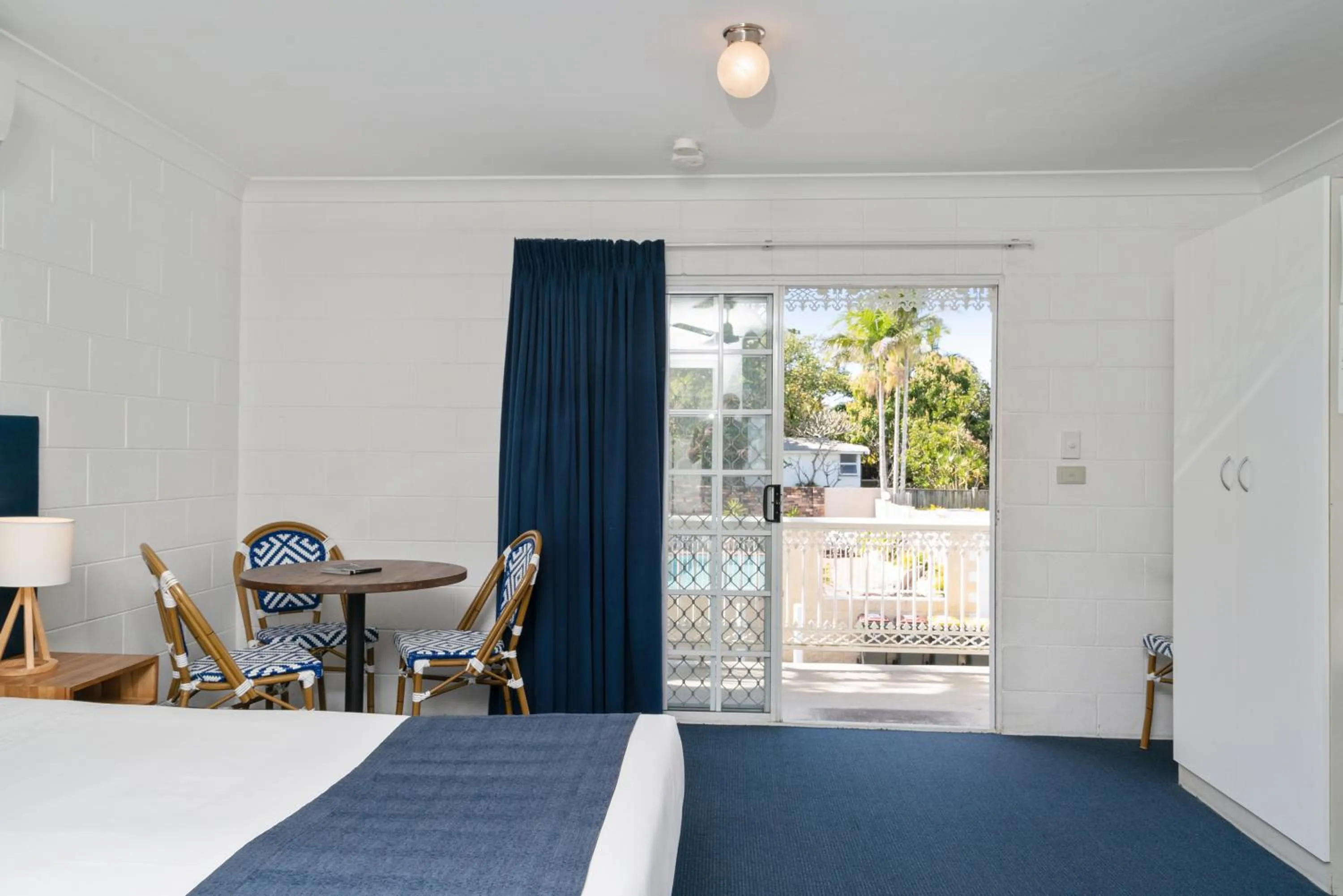 Balcony/Terrace, Bed in Wollongbar Motel