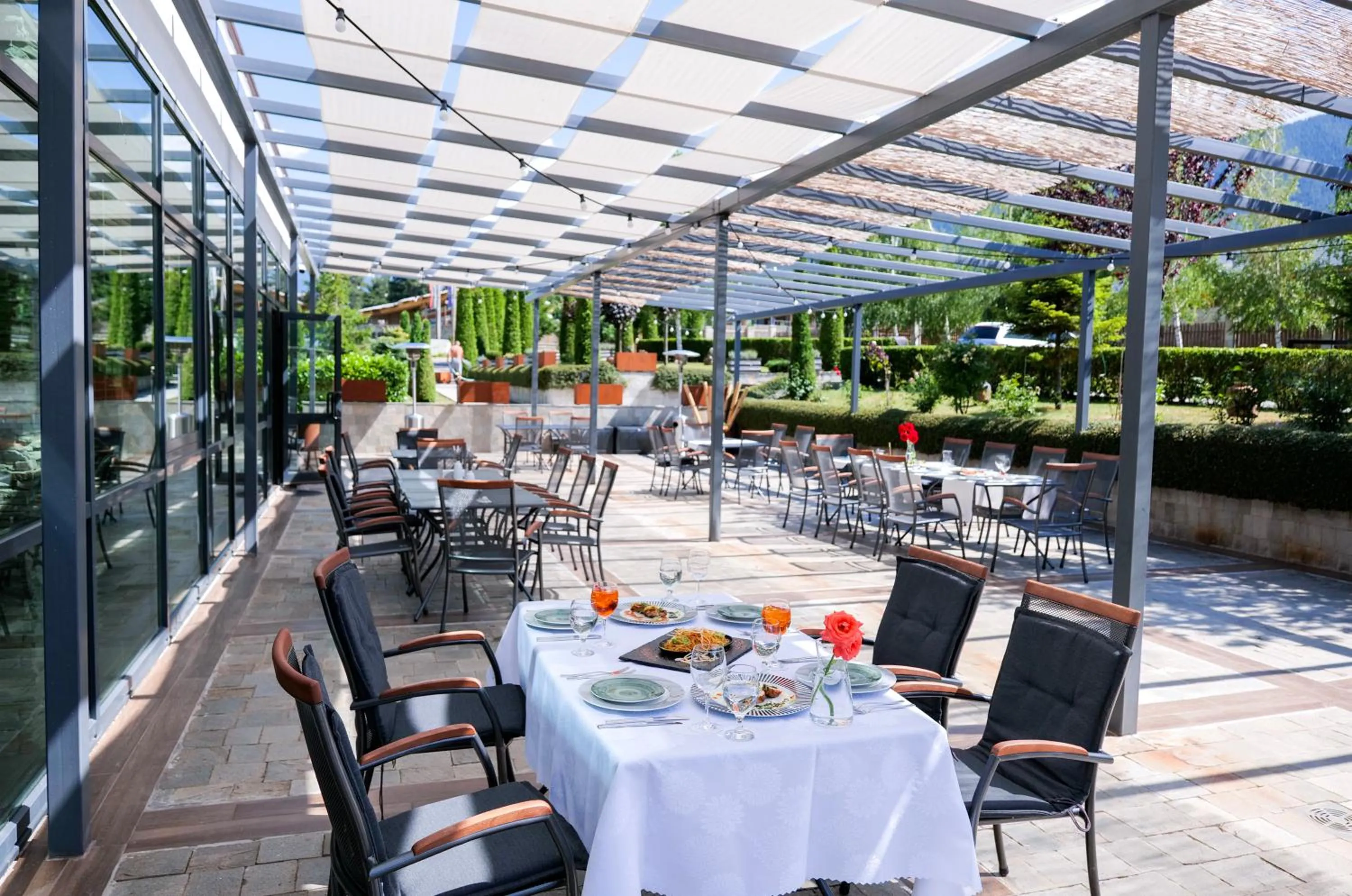 Patio in Local Stay Hotel, BW Signature Collection