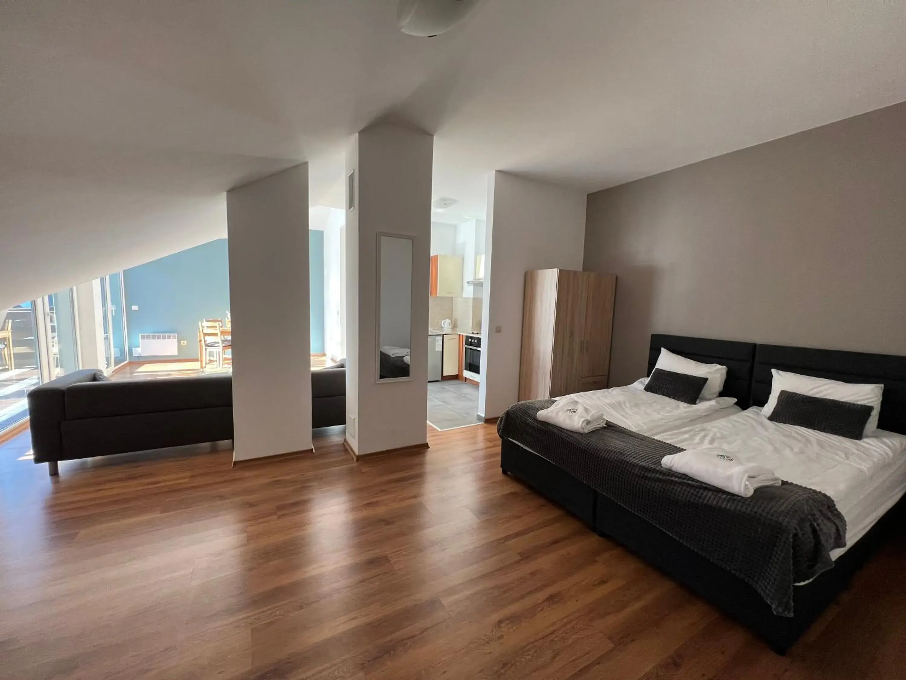 Twin Studio with Sofa Bed and Balcony - single occupancy - Kitchenette in Local Stay Hotel, BW Signature Collection Twin Studio with Sofa Bed and Balcony - single occupancy - Kitchenette in Local Stay Hotel, BW Signature Collection