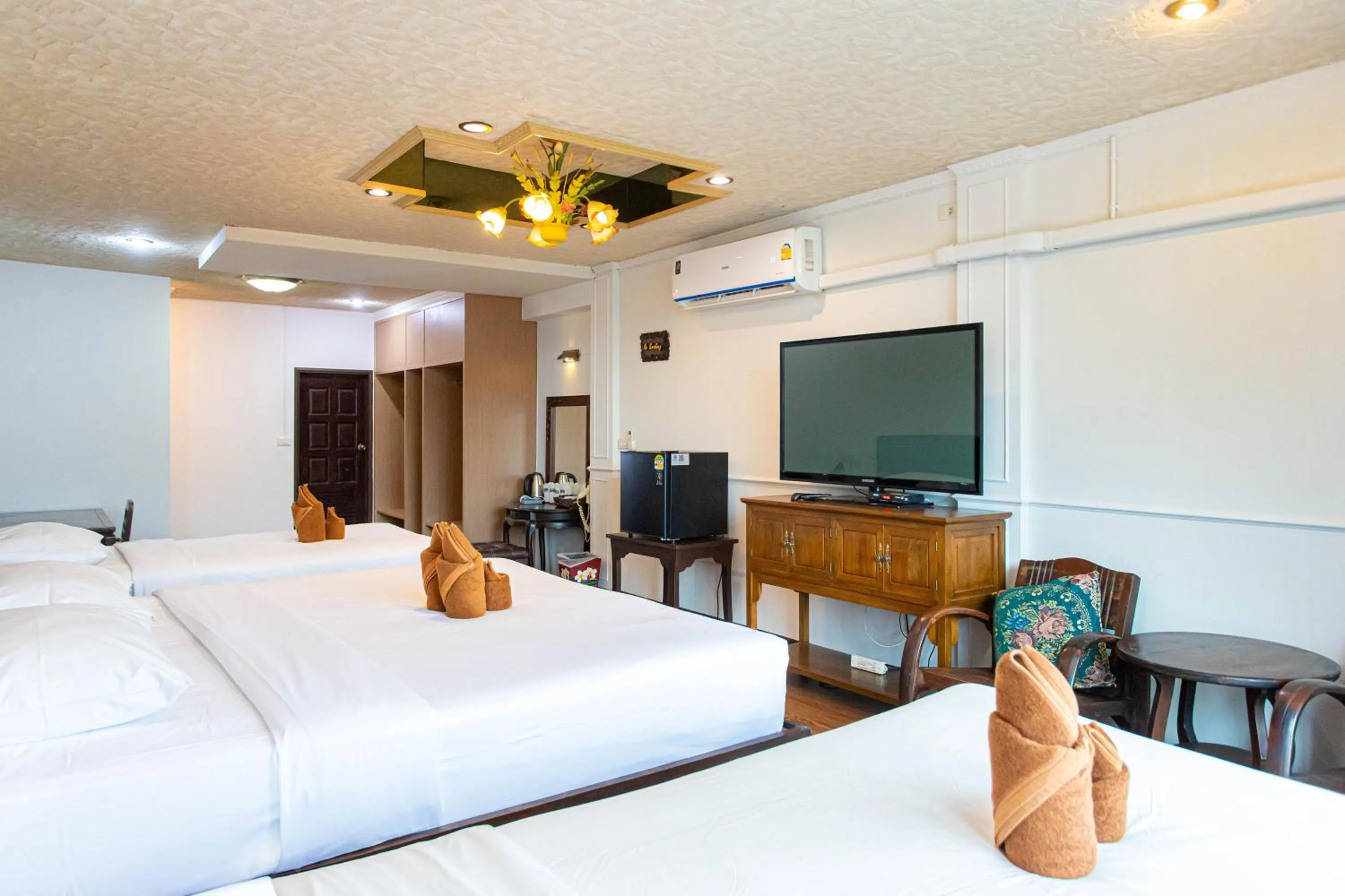 Bed in SK Boutique Mahanakhon