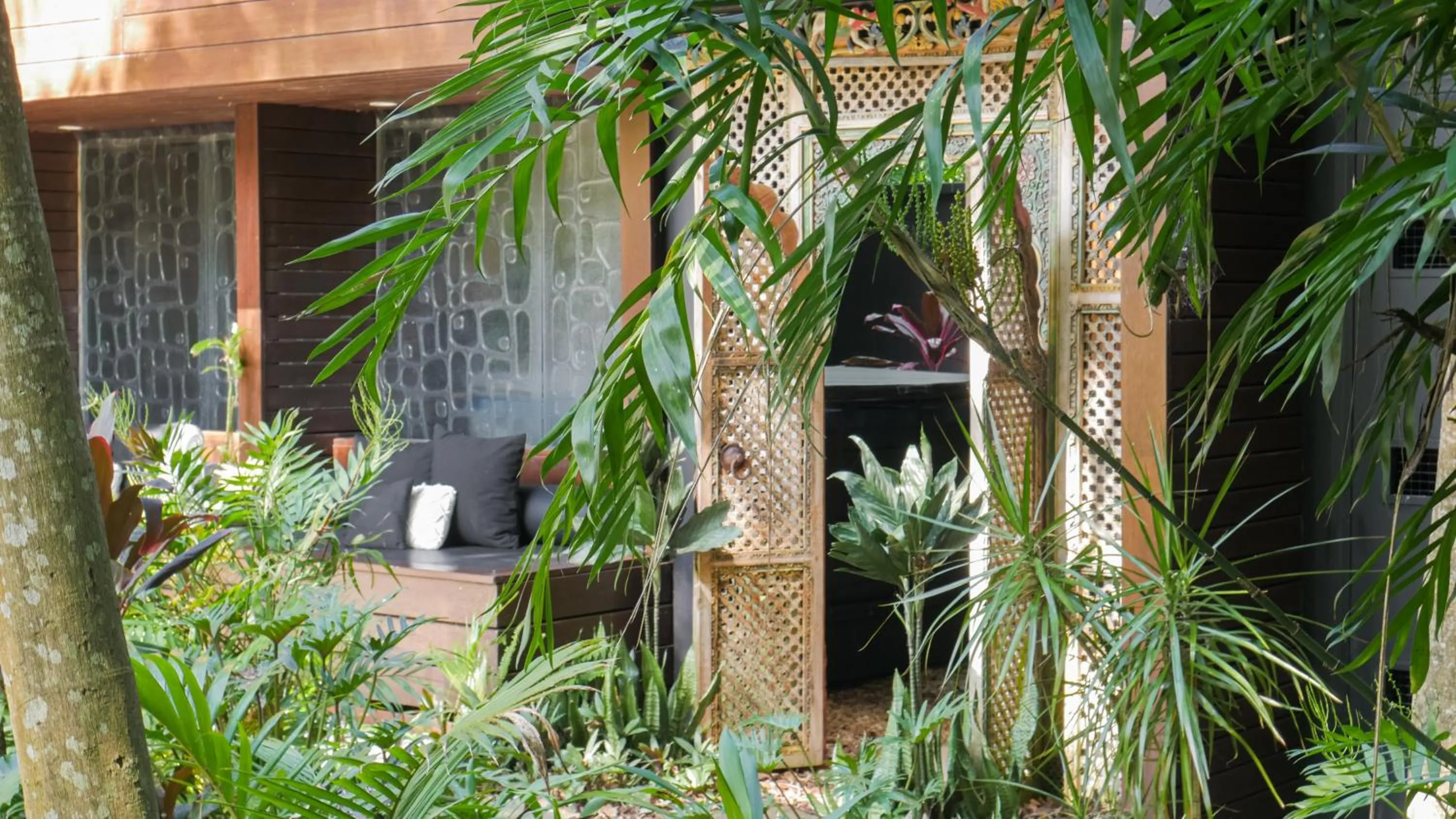 Seating area in Shambhala @ Byron