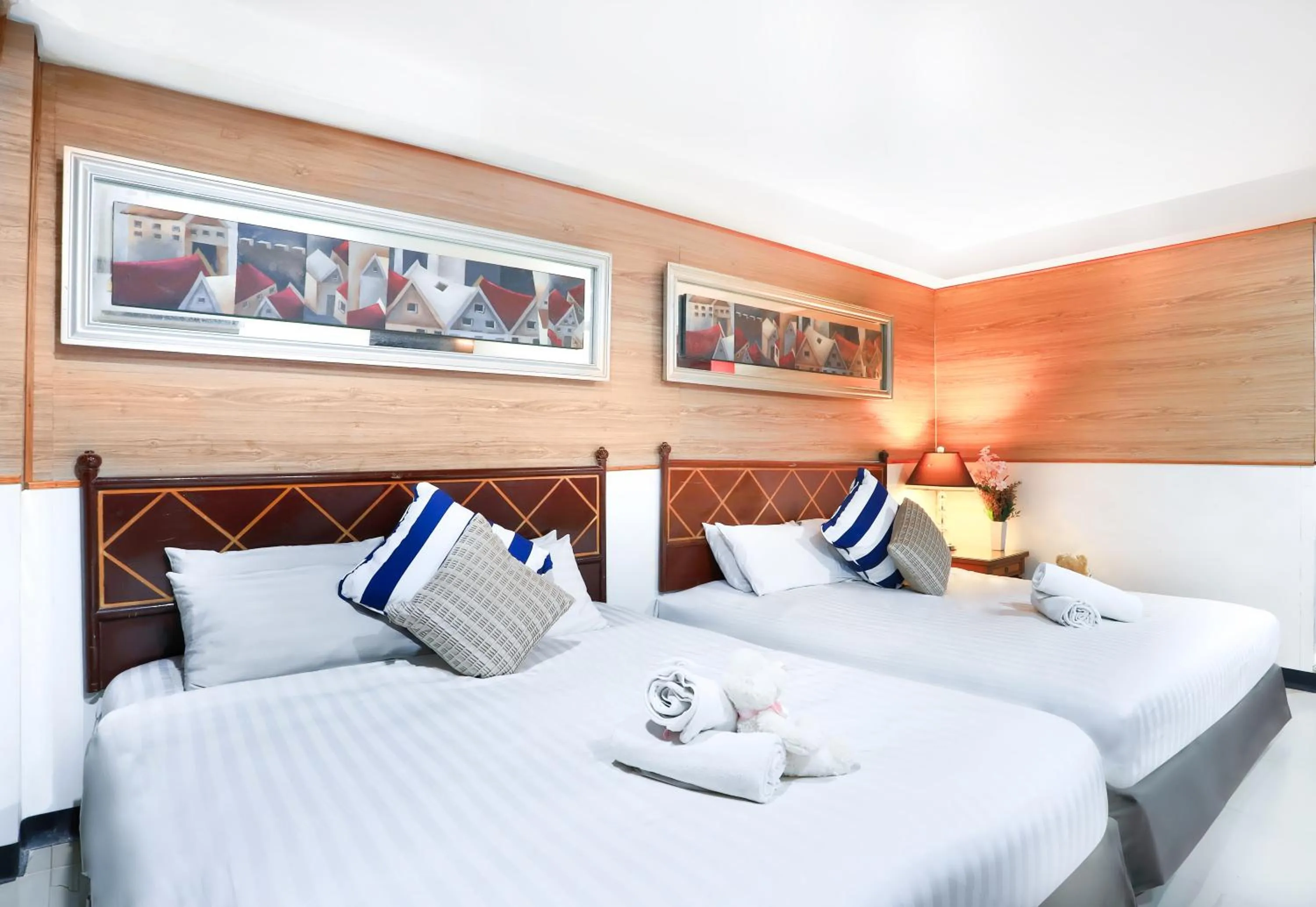 Bed in Diamond City Hotel SHA Certified