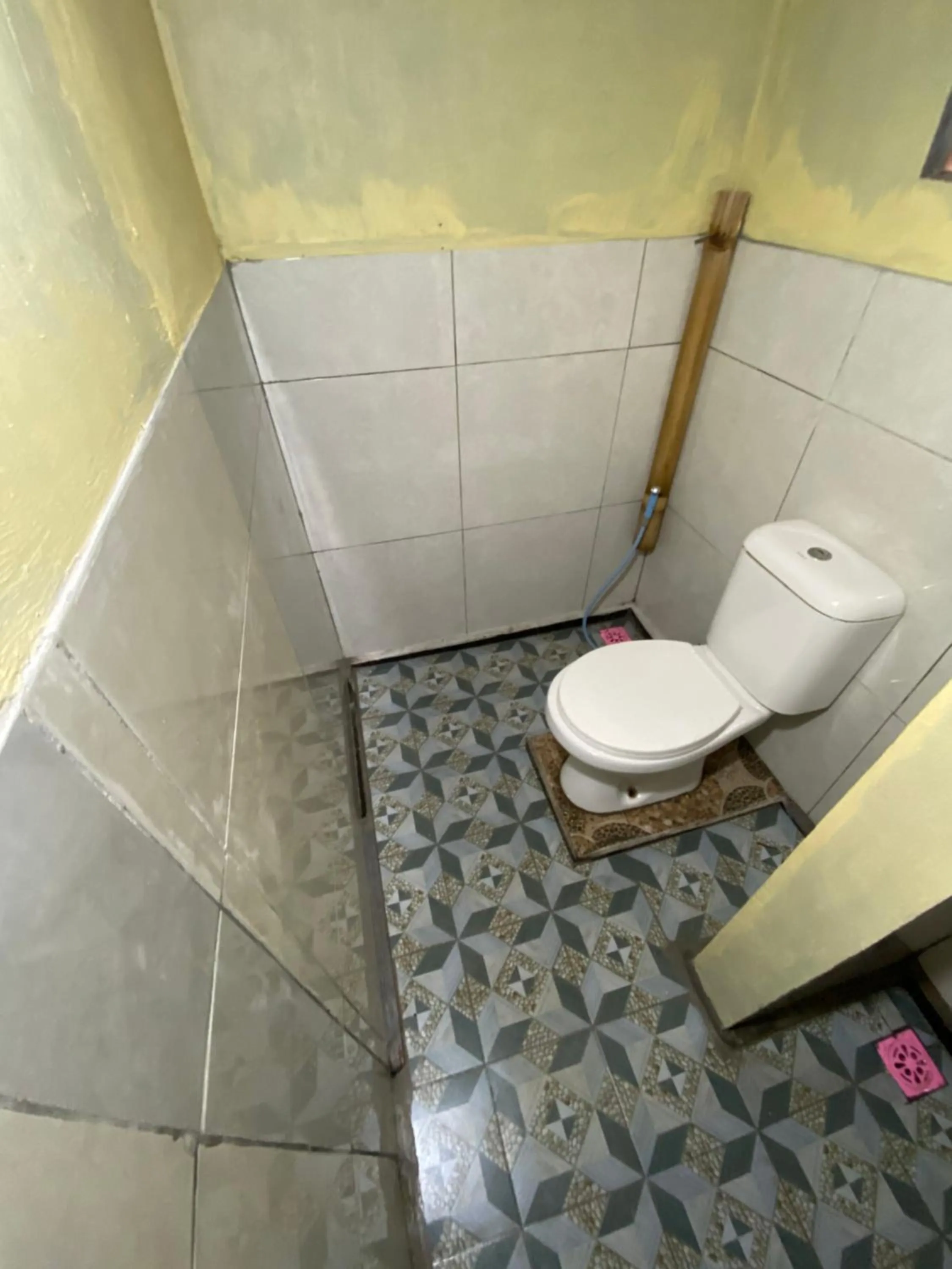 Bathroom in Batur Bamboo Cabin by ecommerceloka