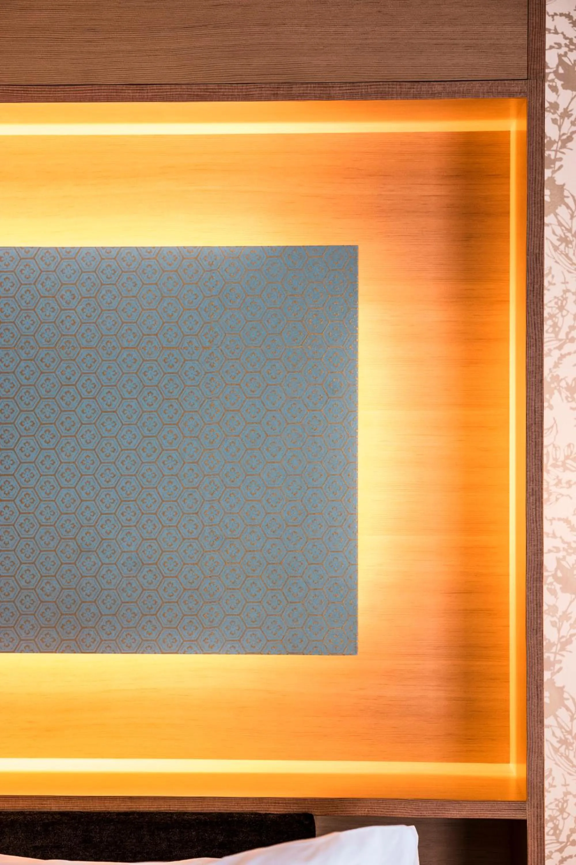 Decorative detail in Kyoto Shinmachi Rokkaku Hotel grandereverie