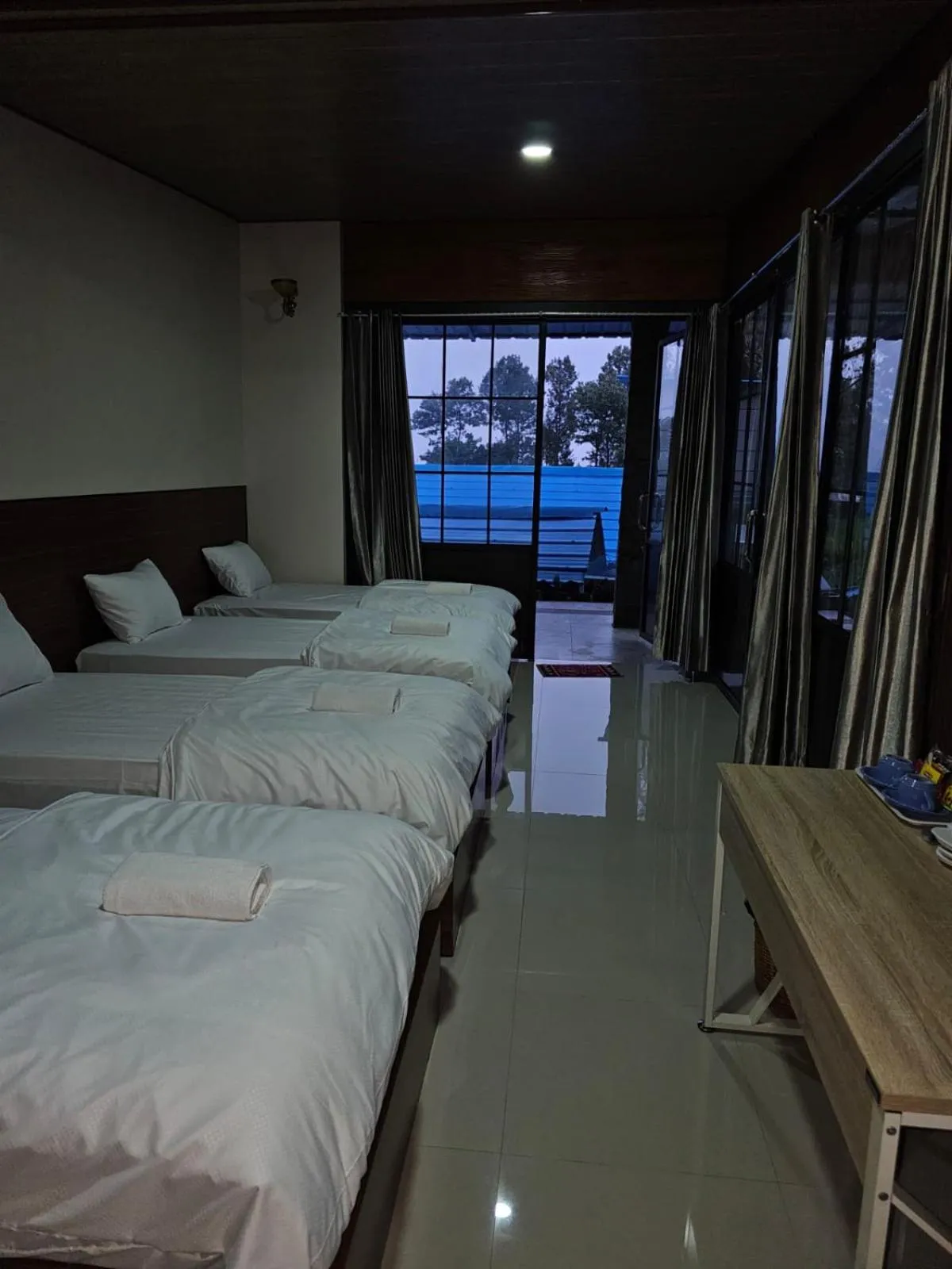 Bed in Bromo Camp House