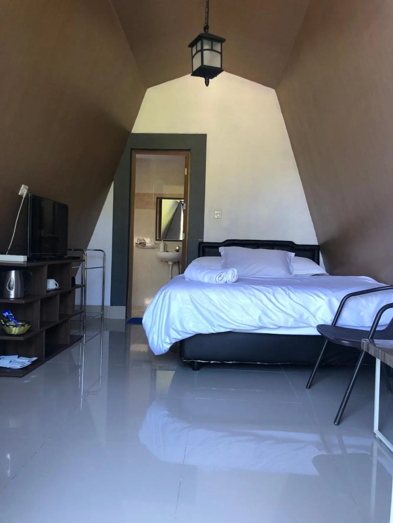 Bed in Bromo Camp House